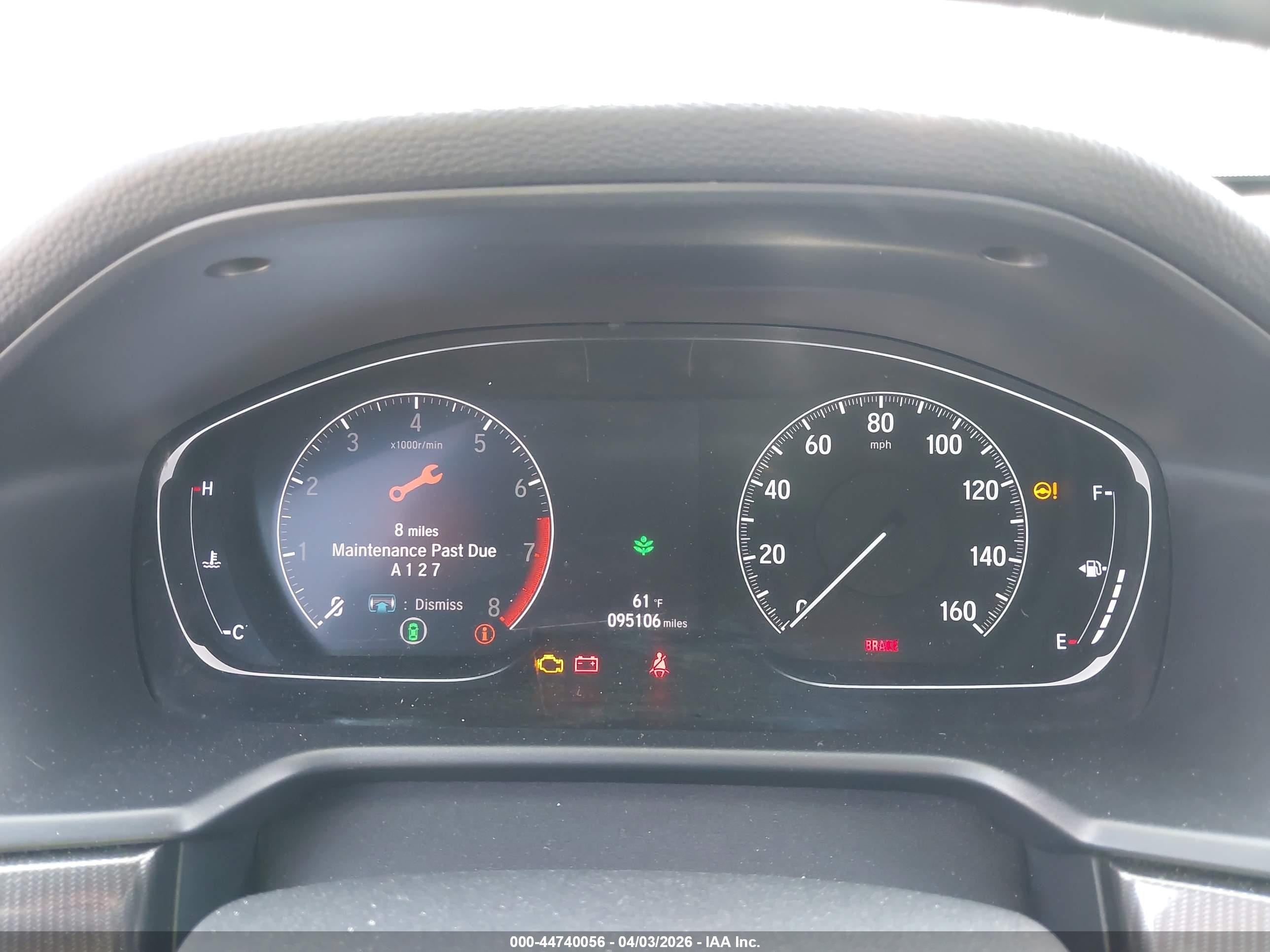 2019 Honda Accord Sport Gray vin: 1HGCV1E32KA108352
