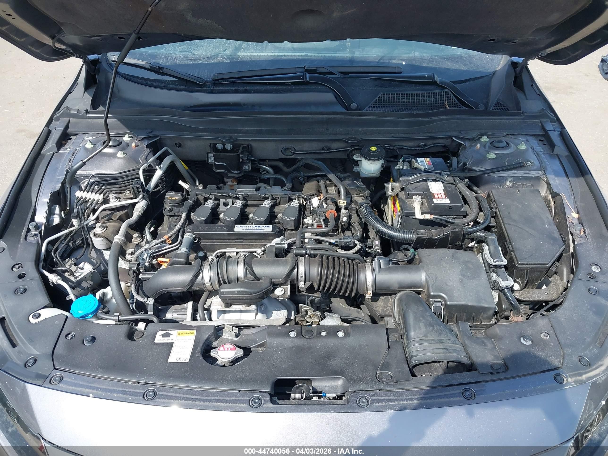 2019 Honda Accord Sport Gray vin: 1HGCV1E32KA108352