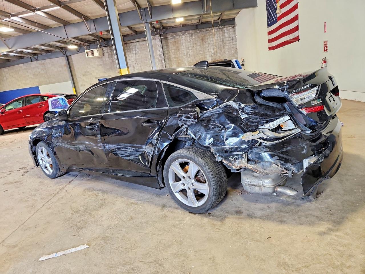 2018 Honda Accord Lx Black vin: 1HGCV1F10JA079932