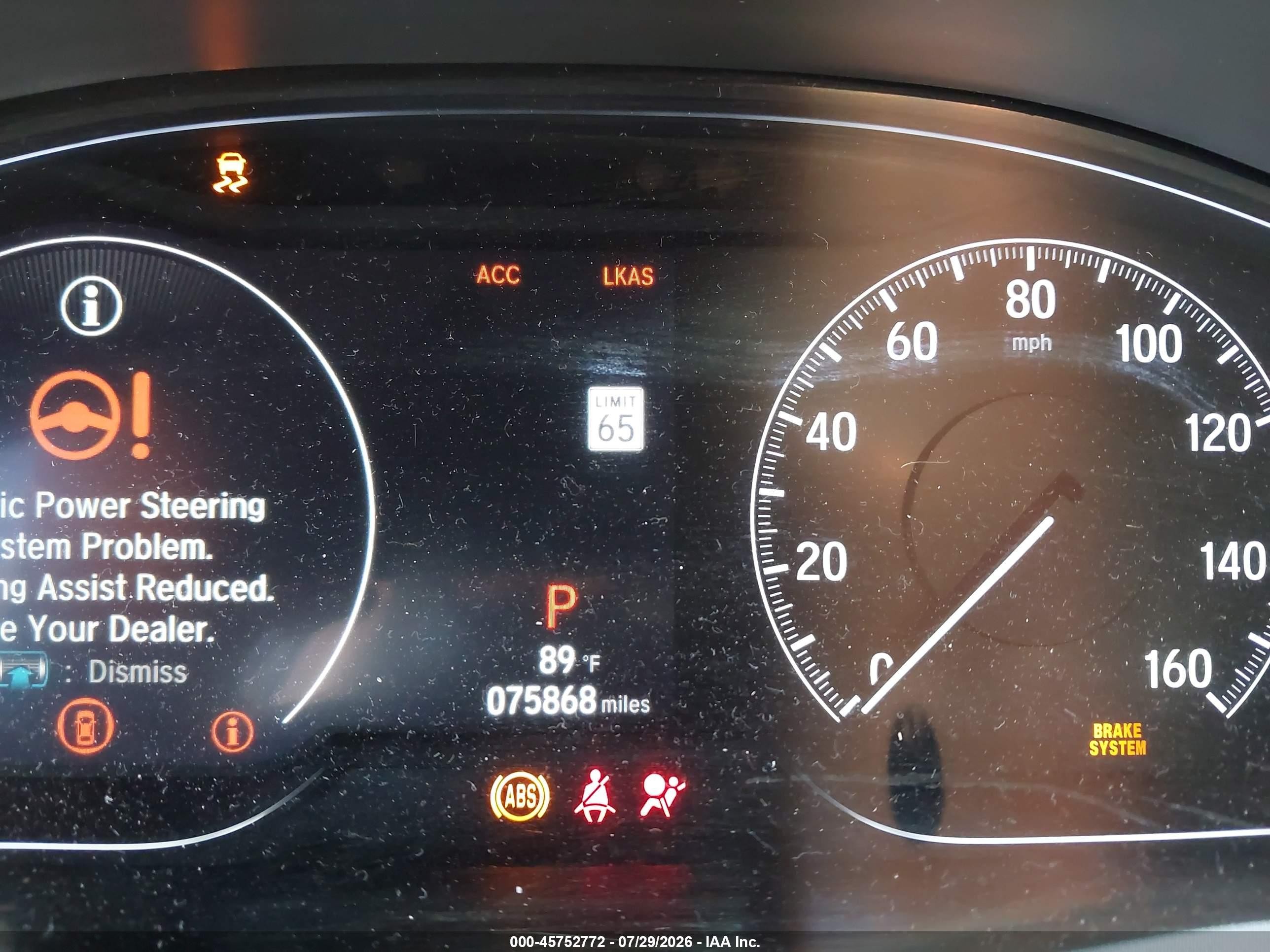 2019 Honda Accord Lx White vin: 1HGCV1F10KA007565