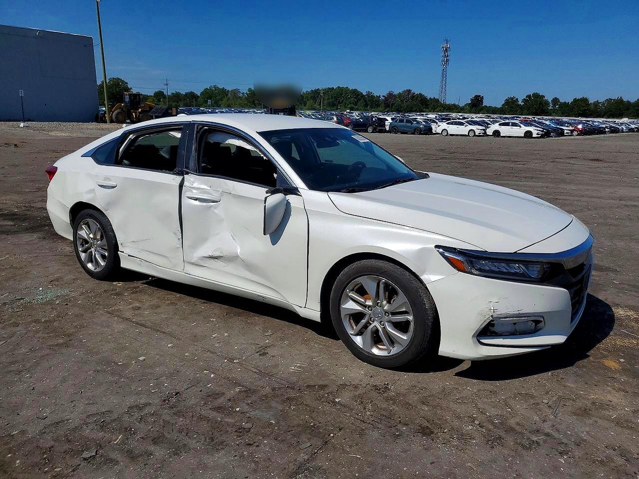 2019 Honda Accord Lx Белый vin: 1HGCV1F10KA030439