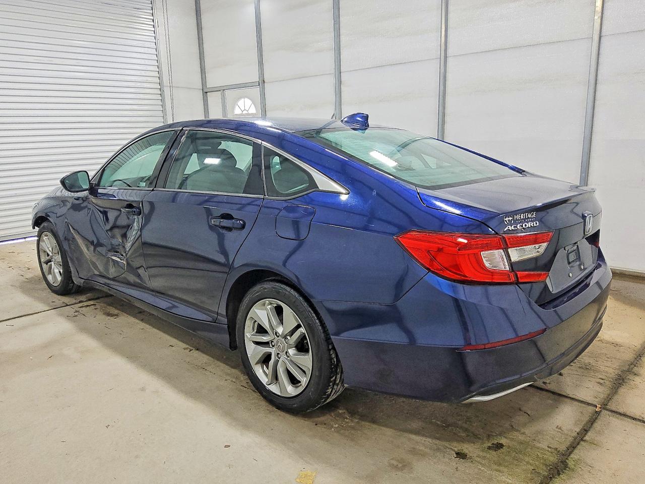 2019 Honda Accord Lx Blue vin: 1HGCV1F10KA150984