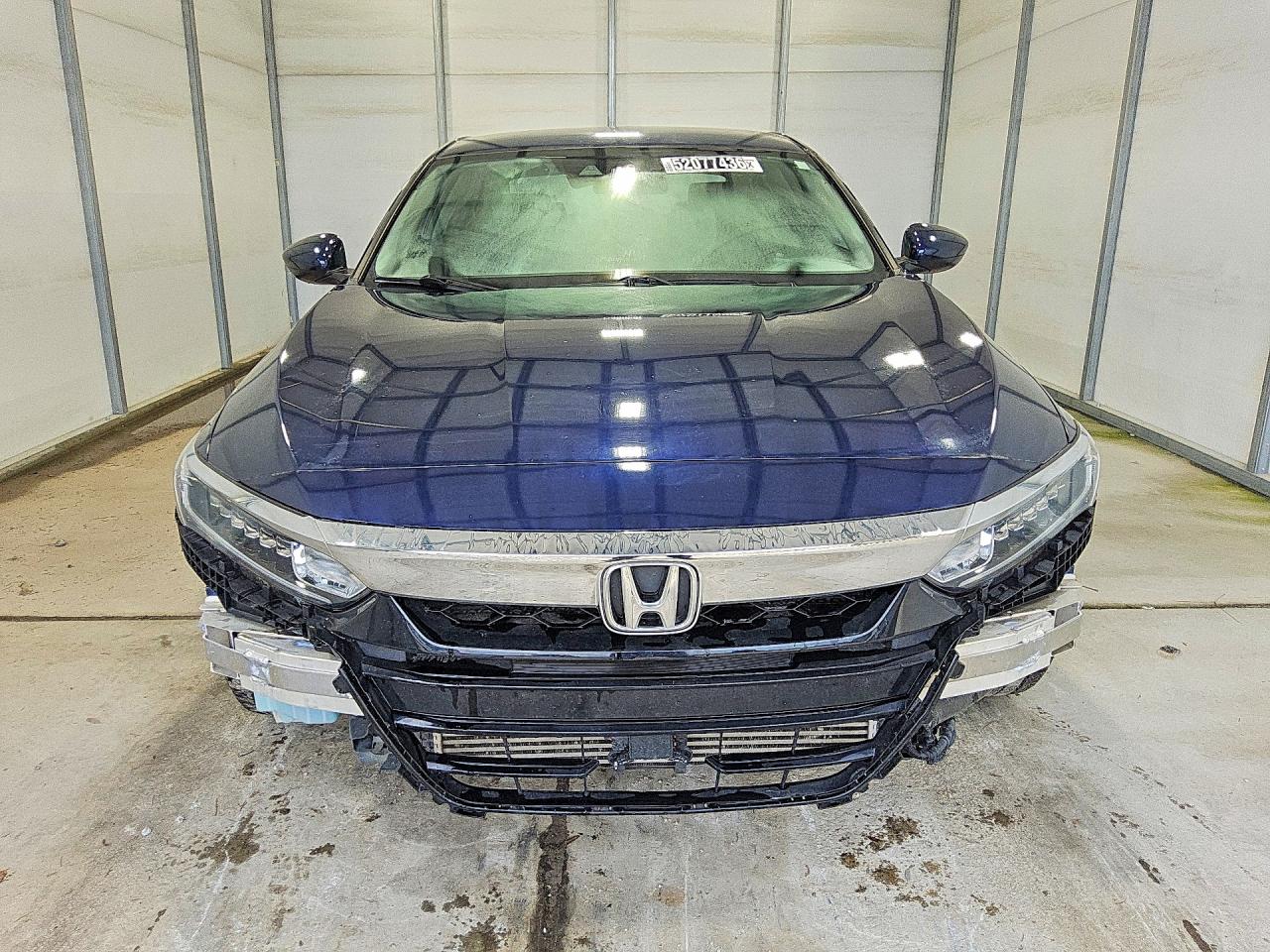 2019 Honda Accord Lx Blue vin: 1HGCV1F10KA150984