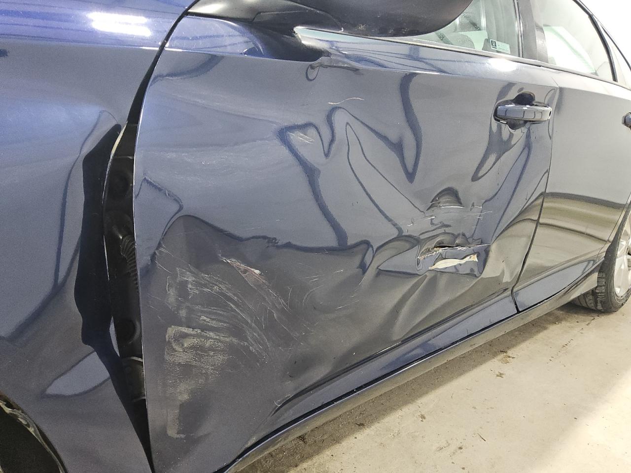 2019 Honda Accord Lx Blue vin: 1HGCV1F10KA150984 Damage: Left Front Door, Severe Damage, Replacement Required