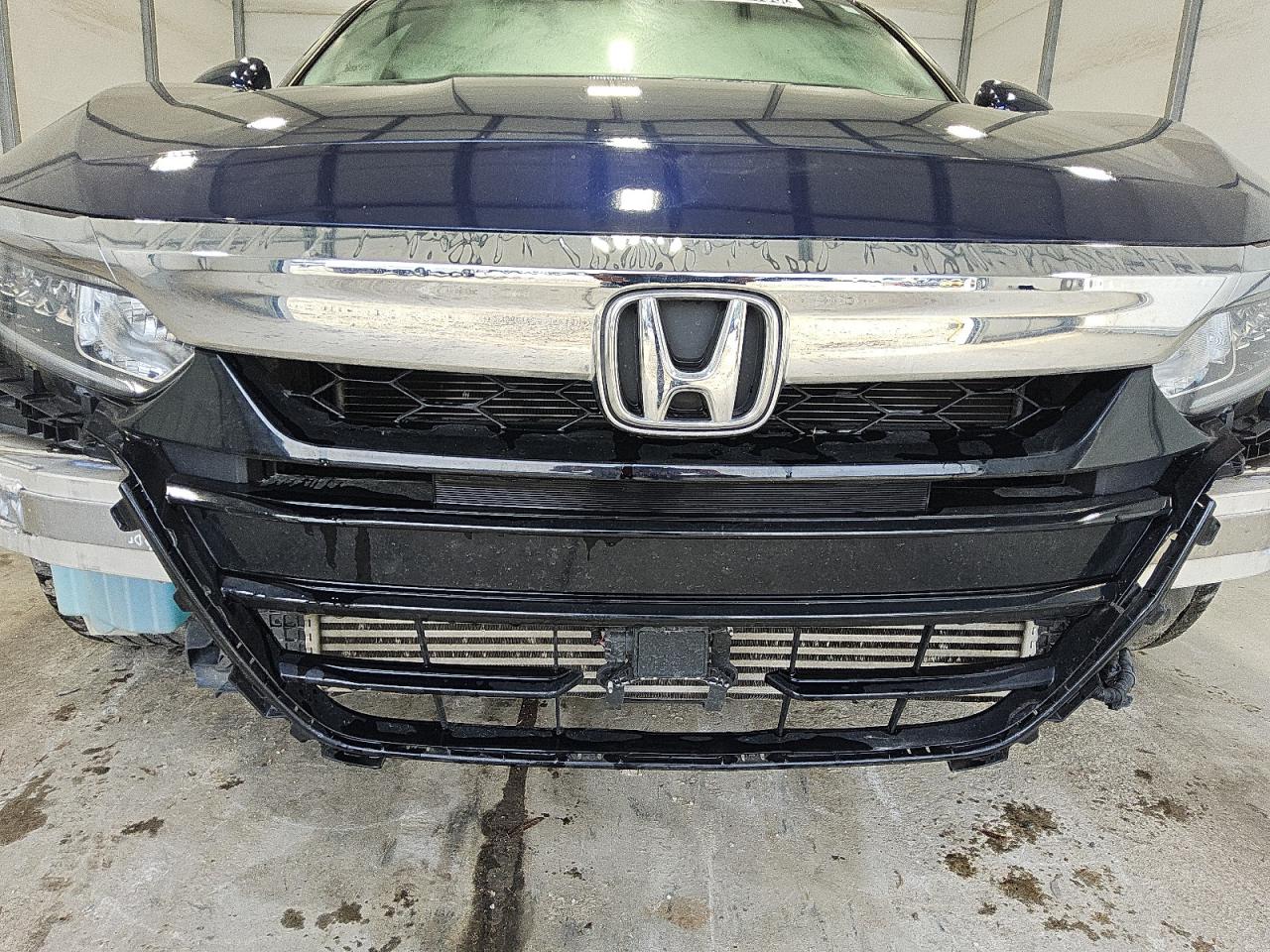 2019 Honda Accord Lx Blue vin: 1HGCV1F10KA150984 Damage: Grille, Broken, Replacement Required