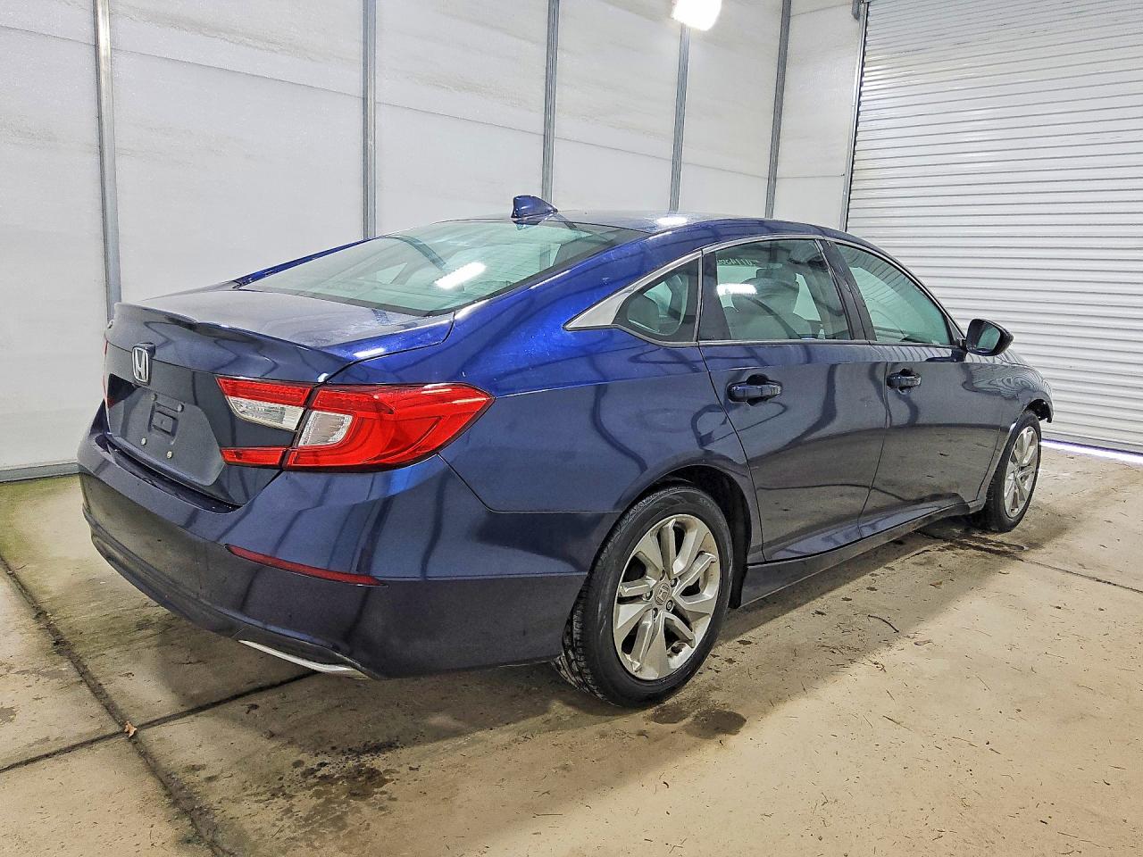 2019 Honda Accord Lx Blue vin: 1HGCV1F10KA150984
