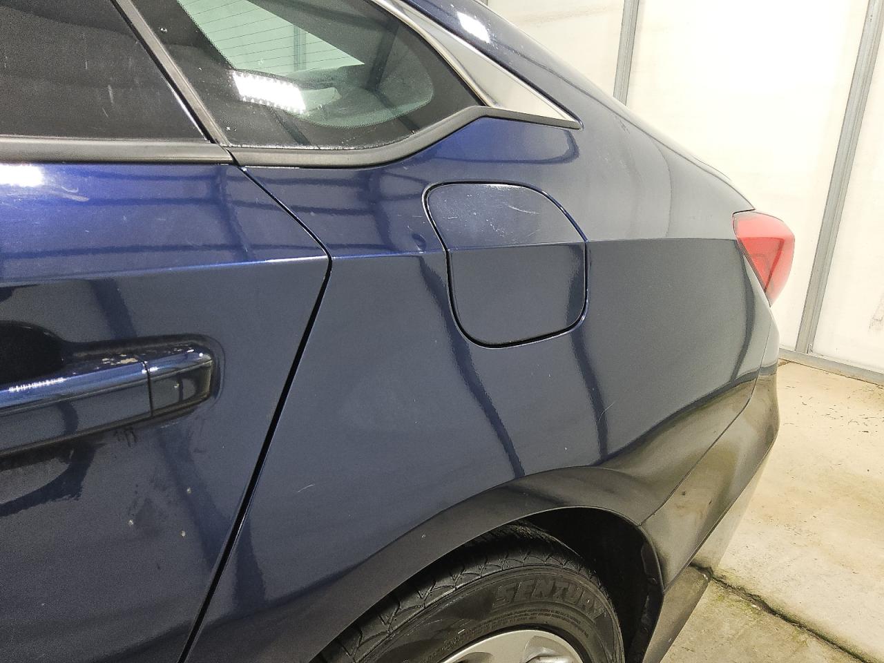 2019 Honda Accord Lx Blue vin: 1HGCV1F10KA150984 Damage: Left Qtr Panel, Dent(S) W/ Paint Dmg, 1 To 2 Inches