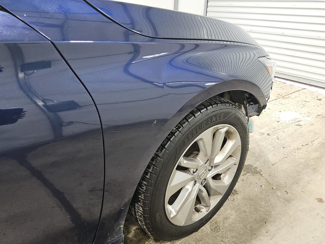 2019 Honda Accord Lx Blue vin: 1HGCV1F10KA150984 Damage: Right Front Fender, Dent(S) W/ Paint Dmg, 1 To 2 Inches