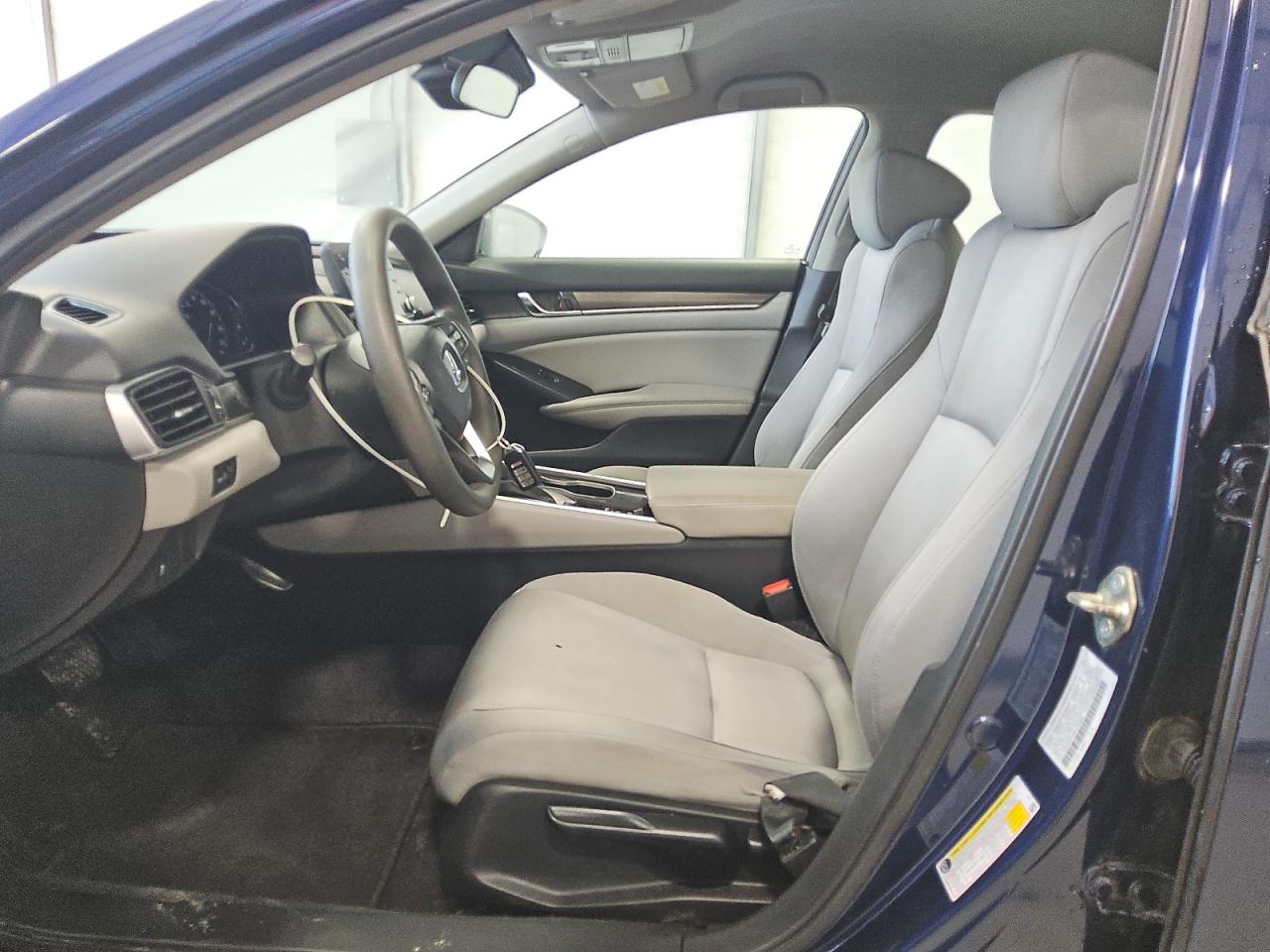 2019 Honda Accord Lx Blue vin: 1HGCV1F10KA150984 Damage: Left Front Seat Cushion, Burn Hole, 1 To 2 Inches