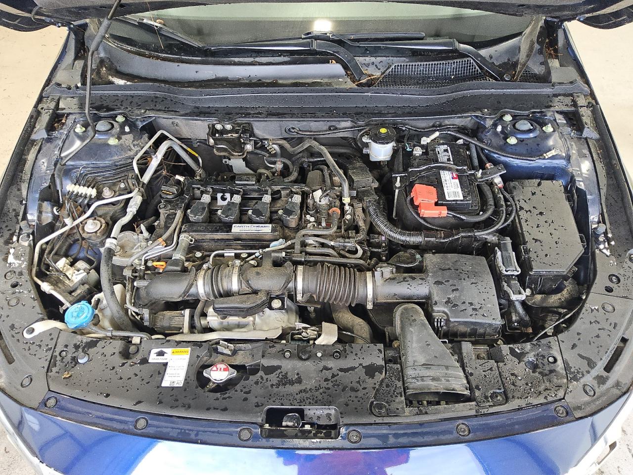 2019 Honda Accord Lx Blue vin: 1HGCV1F10KA150984 Damage: Fuses, Inoperable, Repair Required