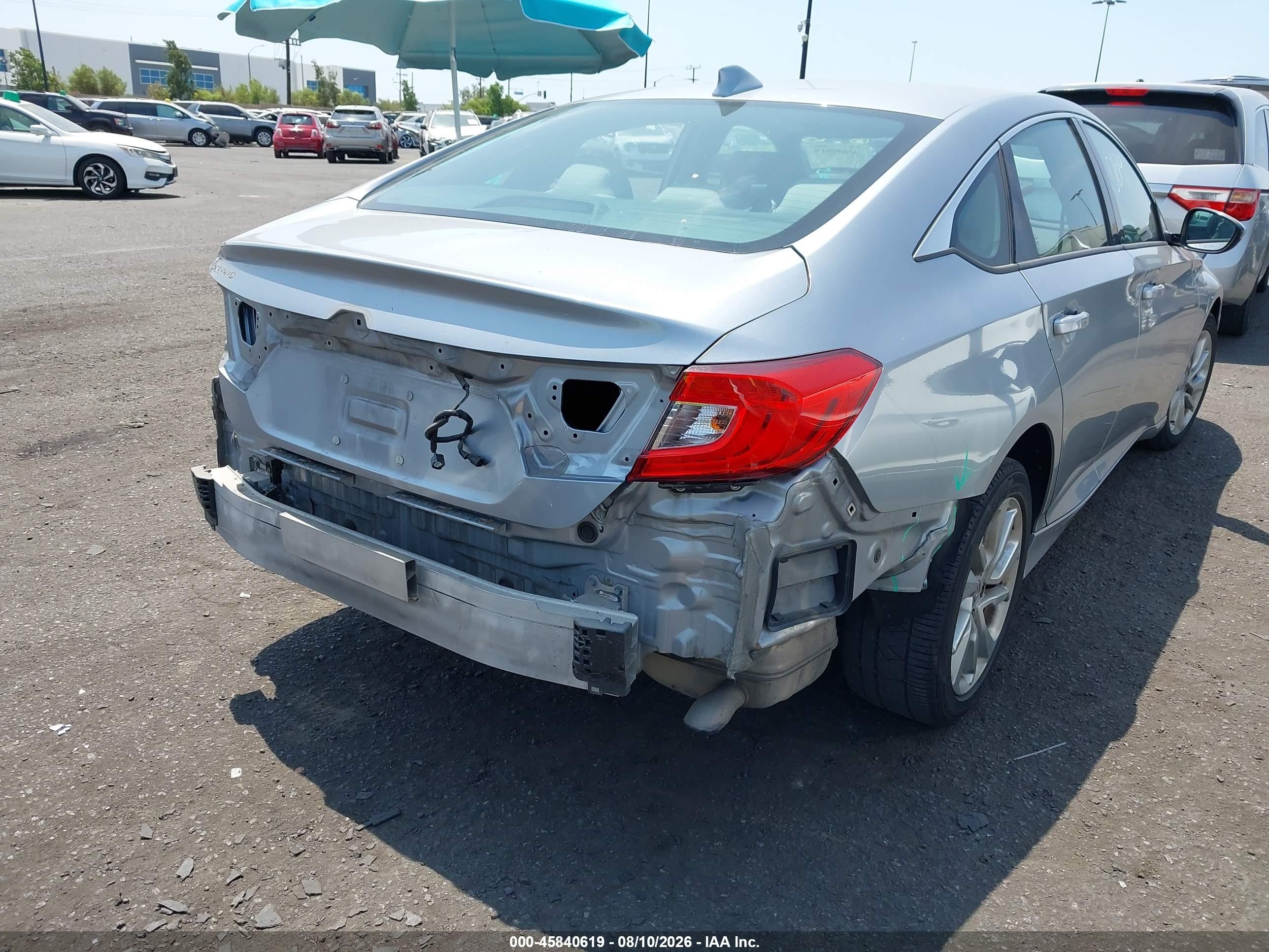 2020 Honda Accord Lx Silver vin: 1HGCV1F11LA001954