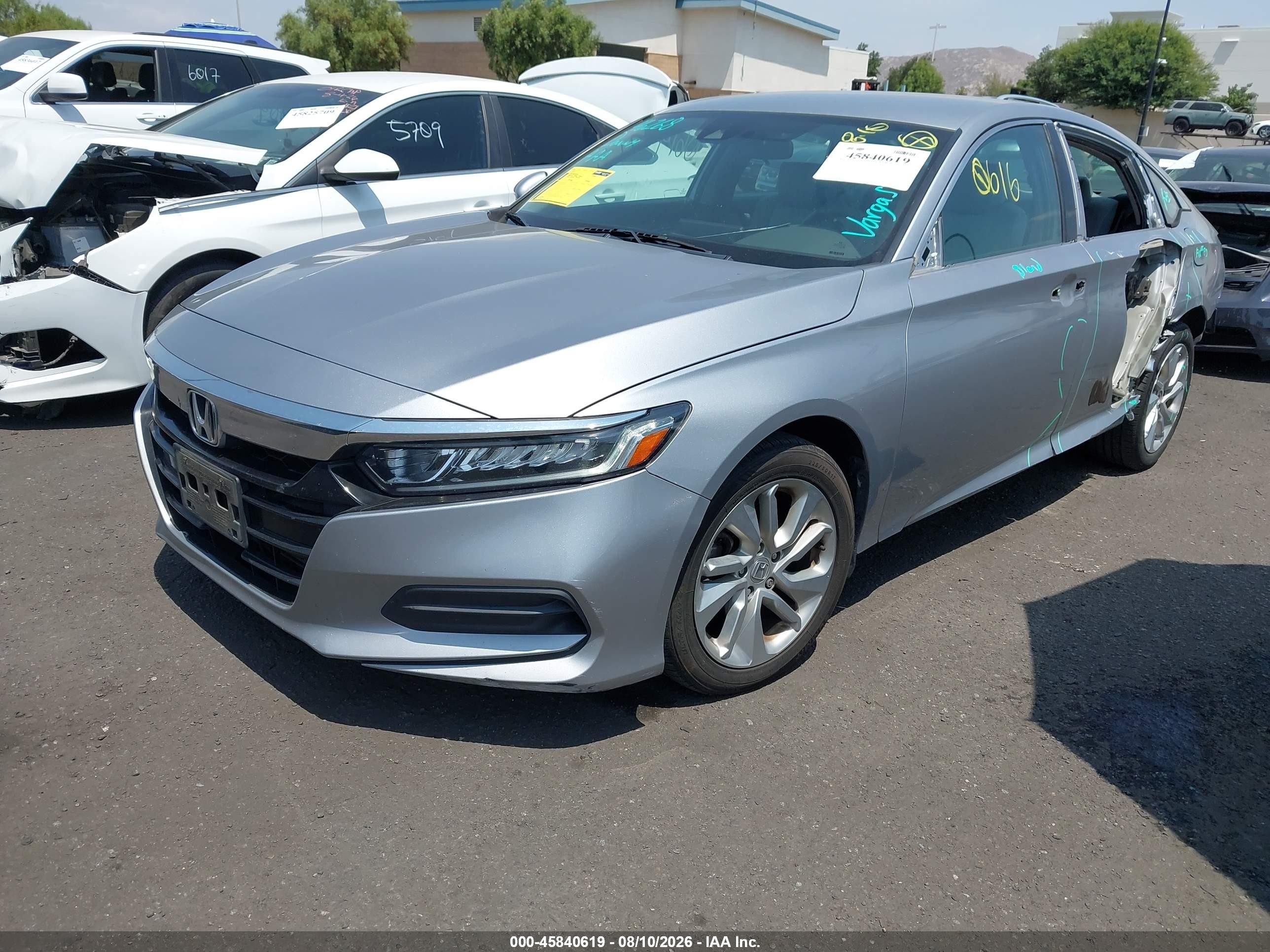 2020 Honda Accord Lx Silver vin: 1HGCV1F11LA001954