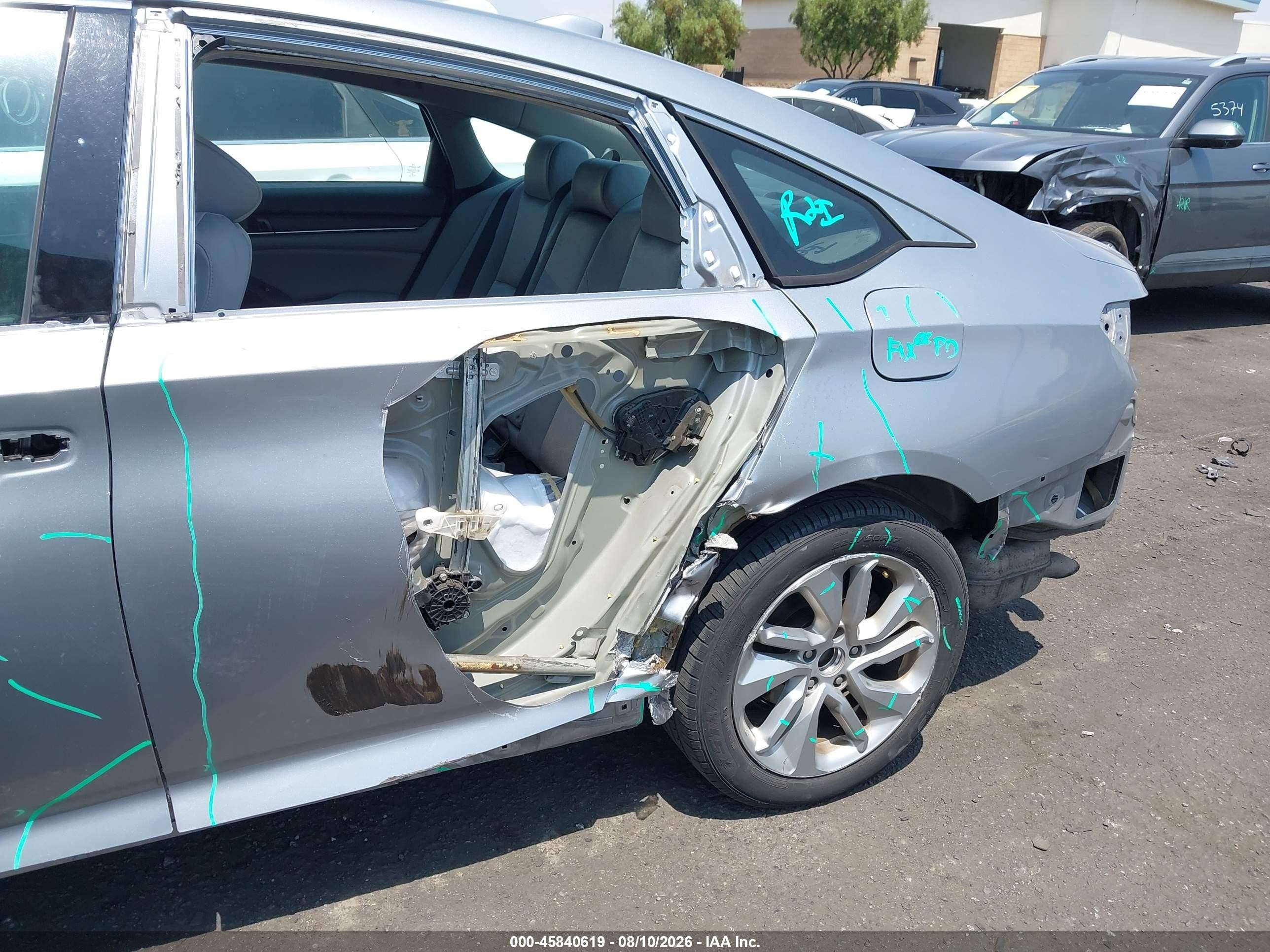 2020 Honda Accord Lx Silver vin: 1HGCV1F11LA001954