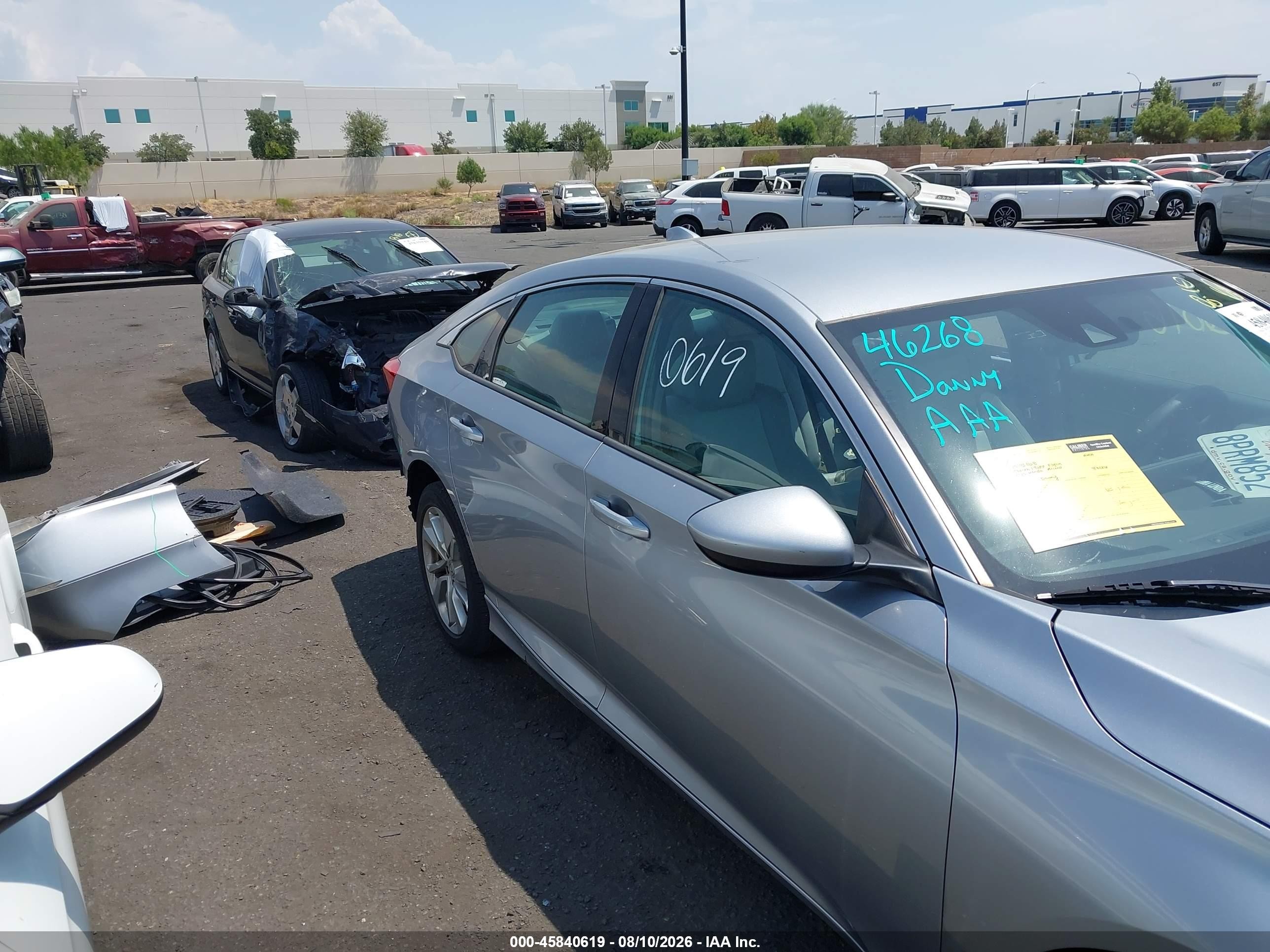 2020 Honda Accord Lx Silver vin: 1HGCV1F11LA001954