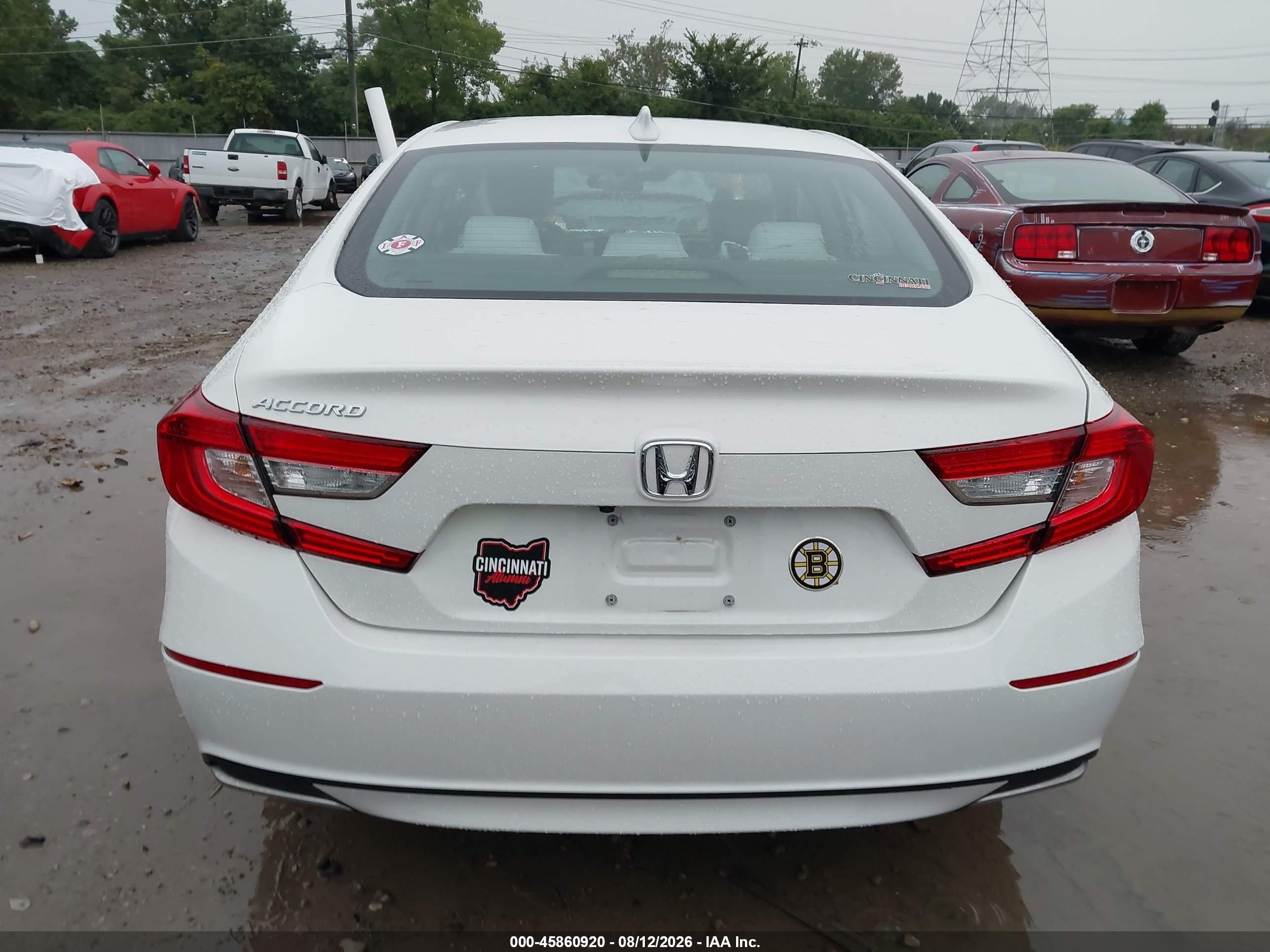 2020 Honda Accord Lx White vin: 1HGCV1F11LA021735