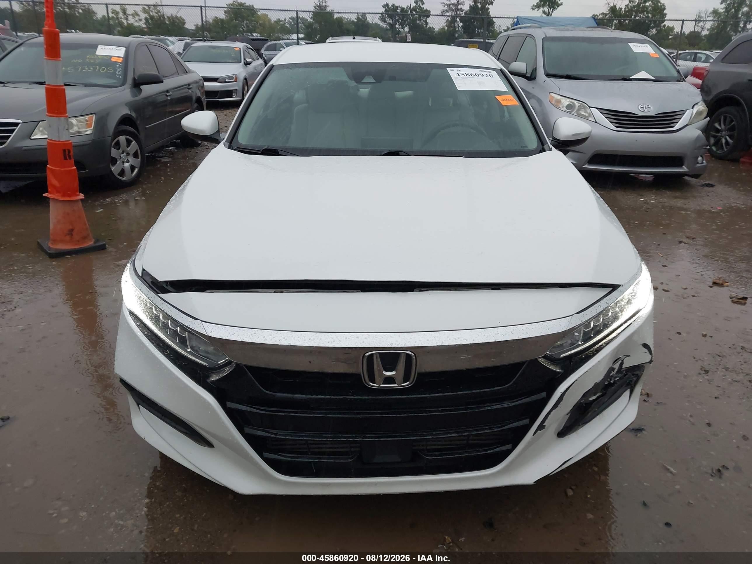 2020 Honda Accord Lx White vin: 1HGCV1F11LA021735