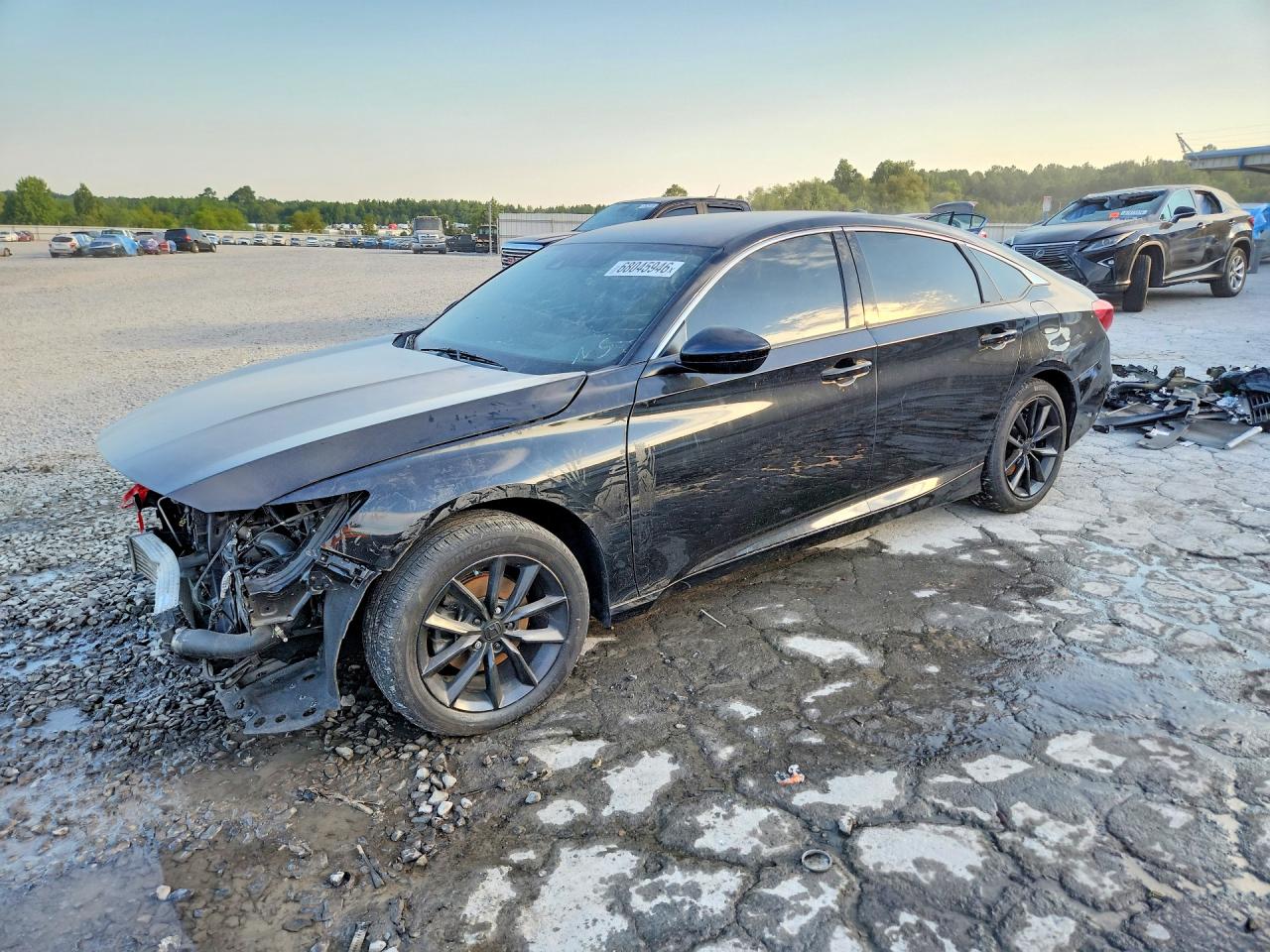 2021 Honda Accord Lx Black vin: 1HGCV1F11MA033322