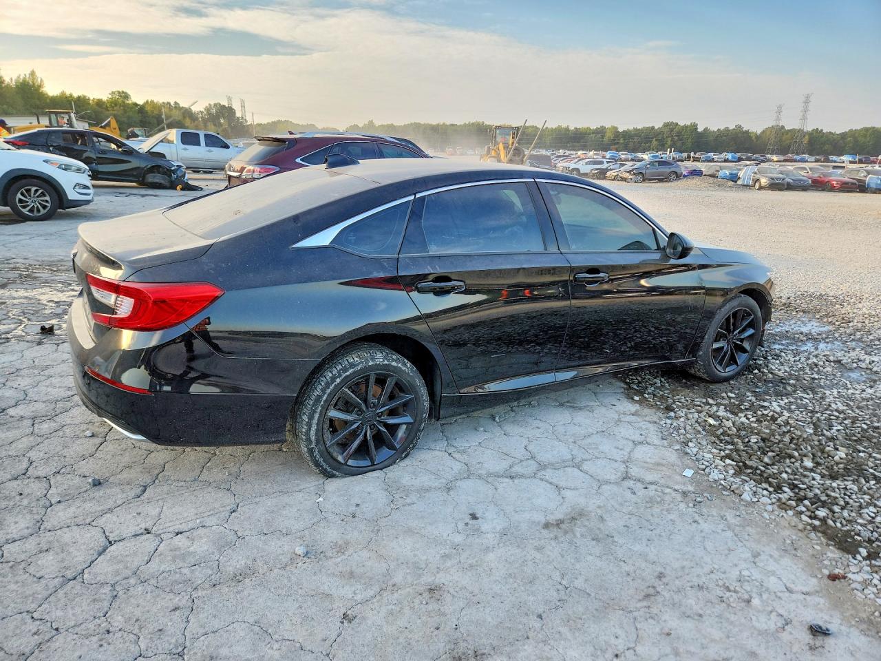 2021 Honda Accord Lx Black vin: 1HGCV1F11MA033322