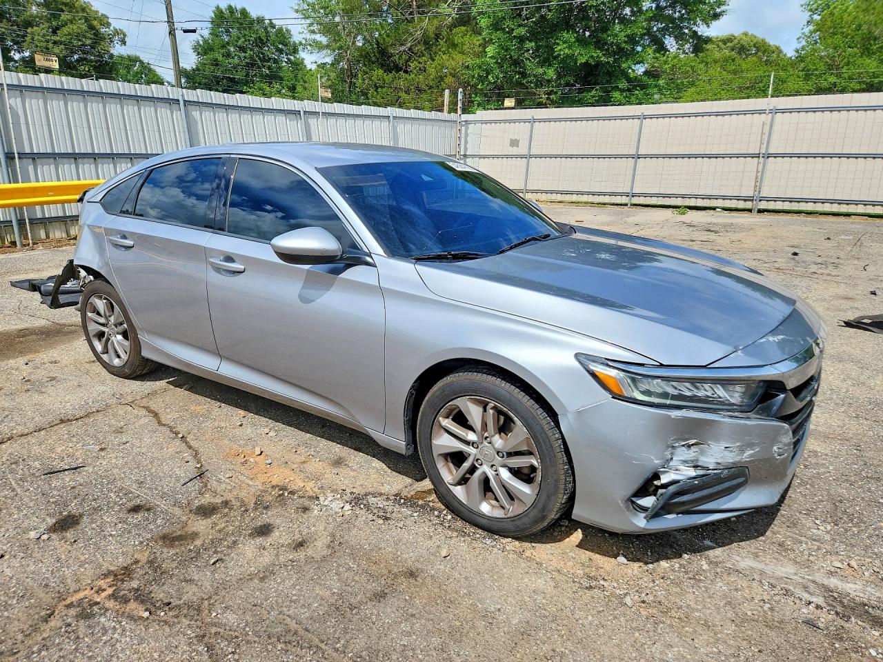 2018 Honda Accord Lx Silver vin: 1HGCV1F12JA082315