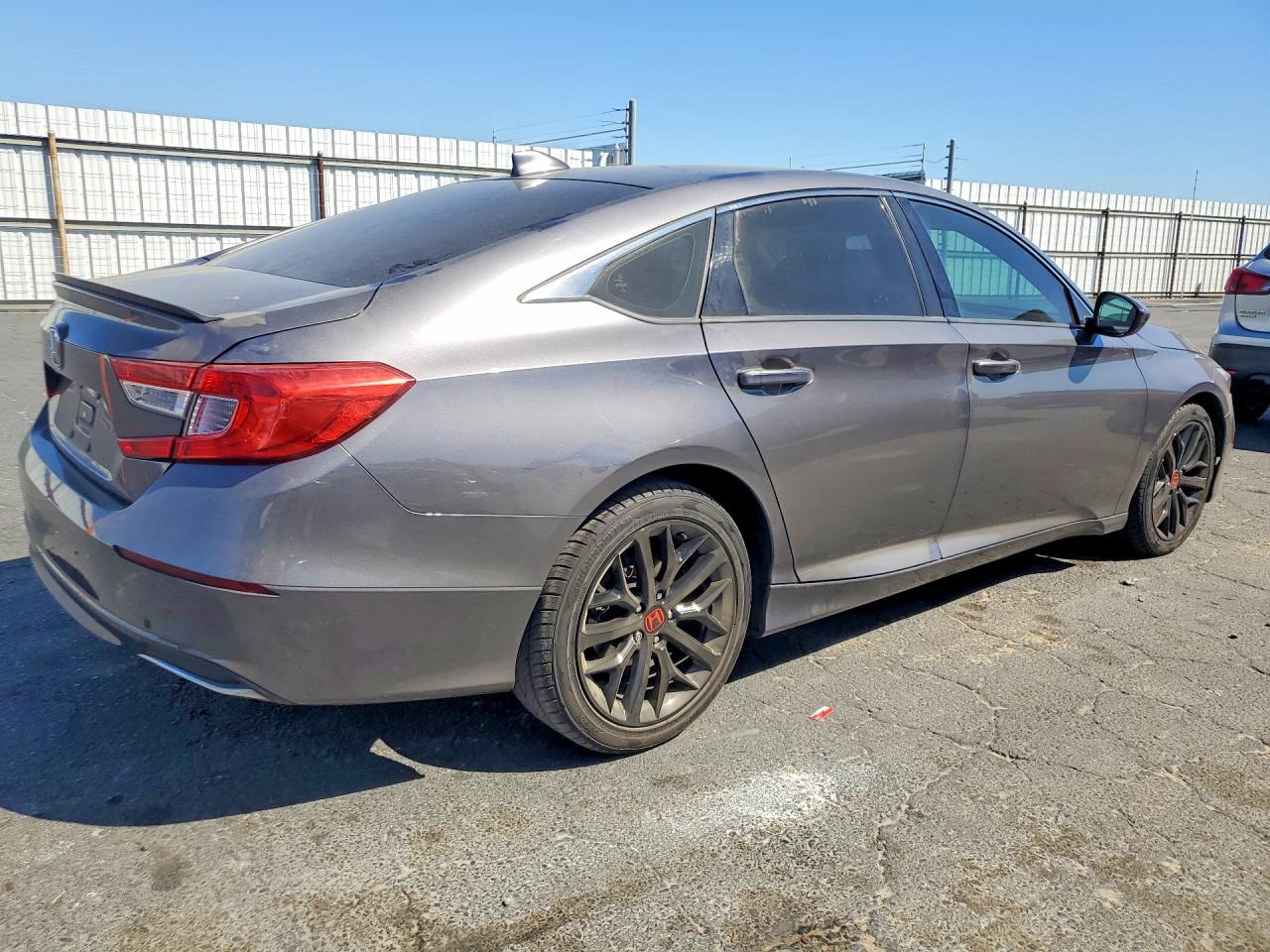 2018 Honda Accord Lx Gray vin: 1HGCV1F12JA252429