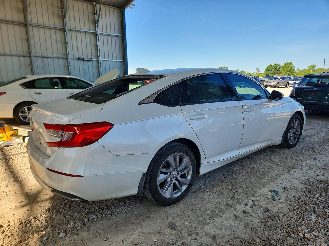 2020 Honda Accord Lx White vin: 1HGCV1F12LA111461