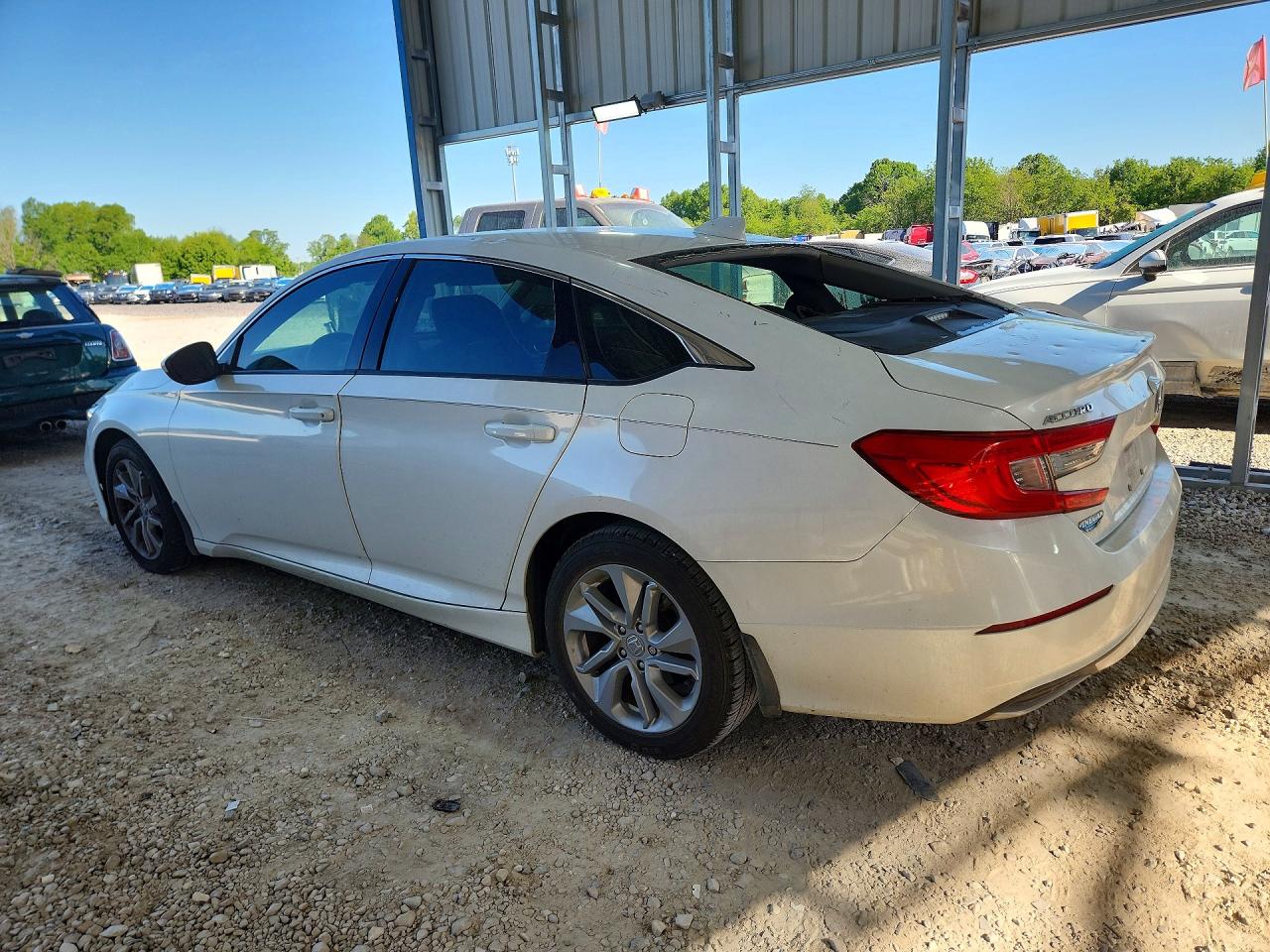 2020 Honda Accord Lx White vin: 1HGCV1F12LA111461