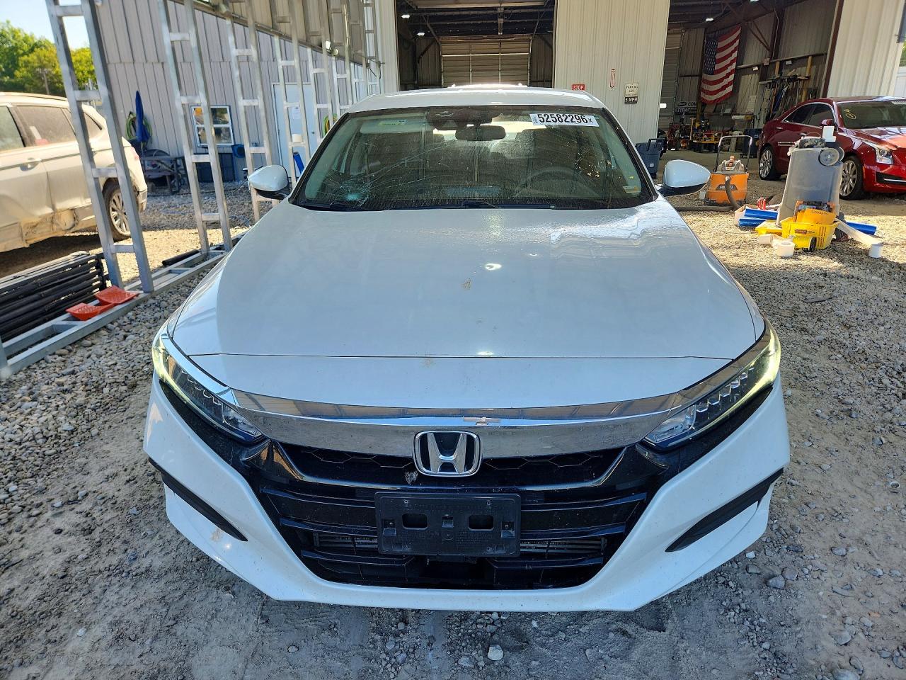 2020 Honda Accord Lx White vin: 1HGCV1F12LA111461