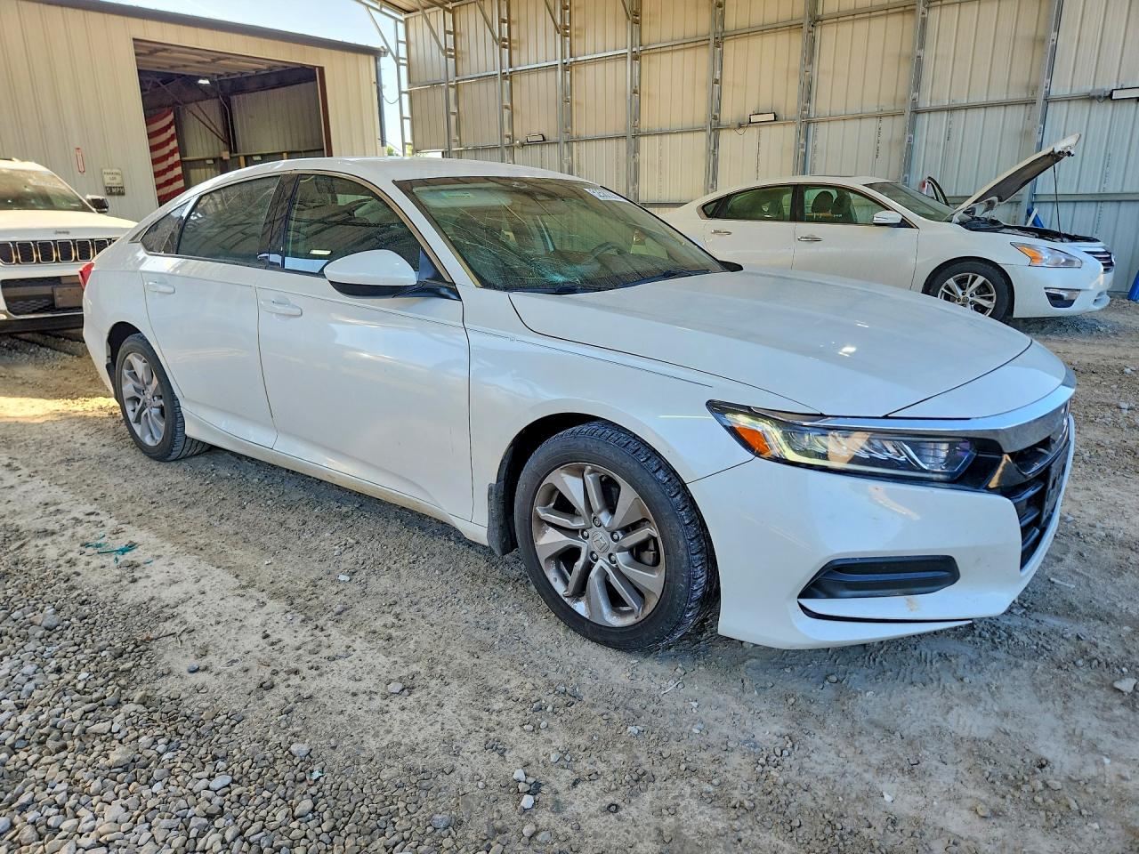 2020 Honda Accord Lx White vin: 1HGCV1F12LA111461