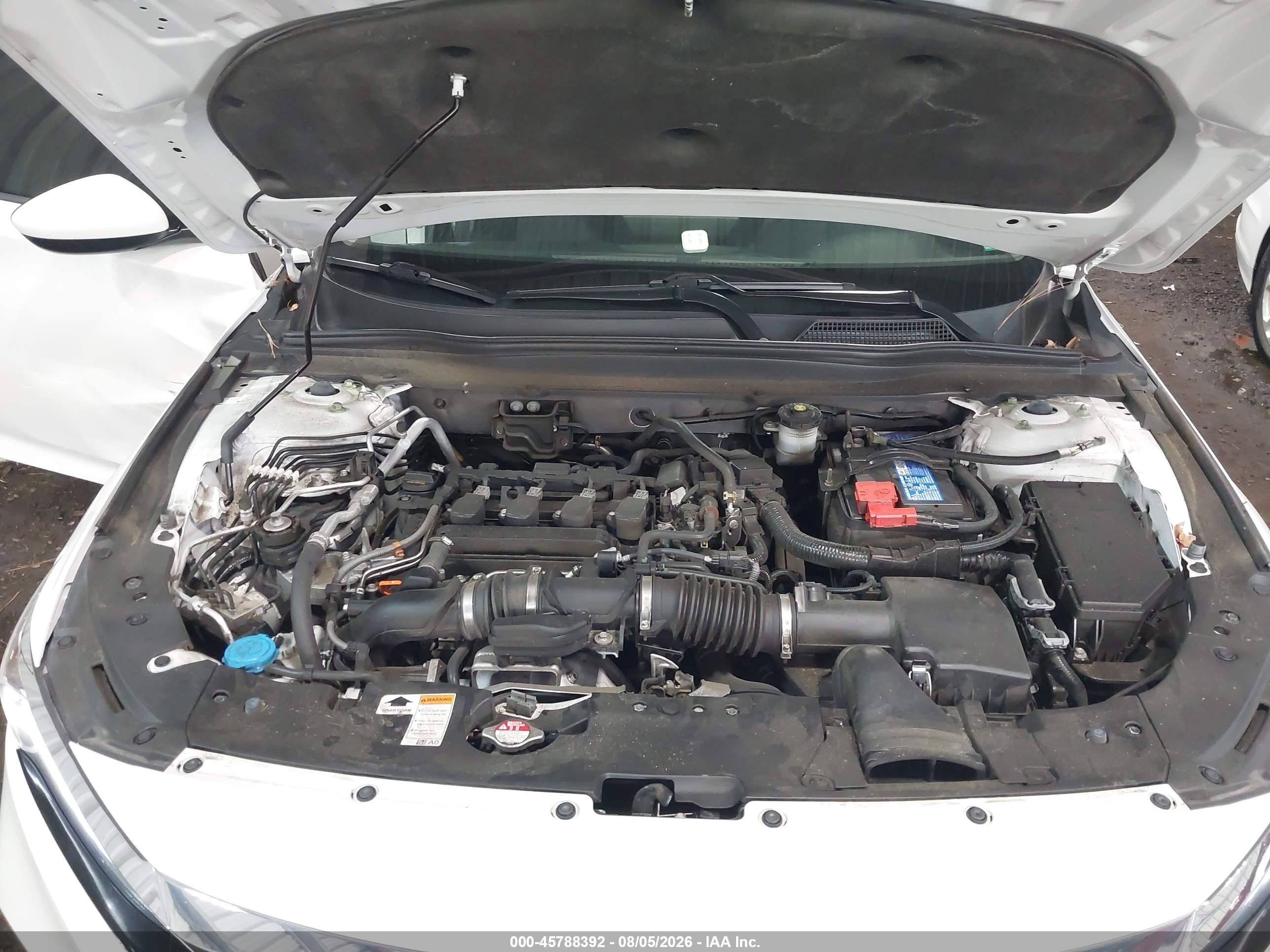 2021 Honda Accord Lx Белый vin: 1HGCV1F12MA037623