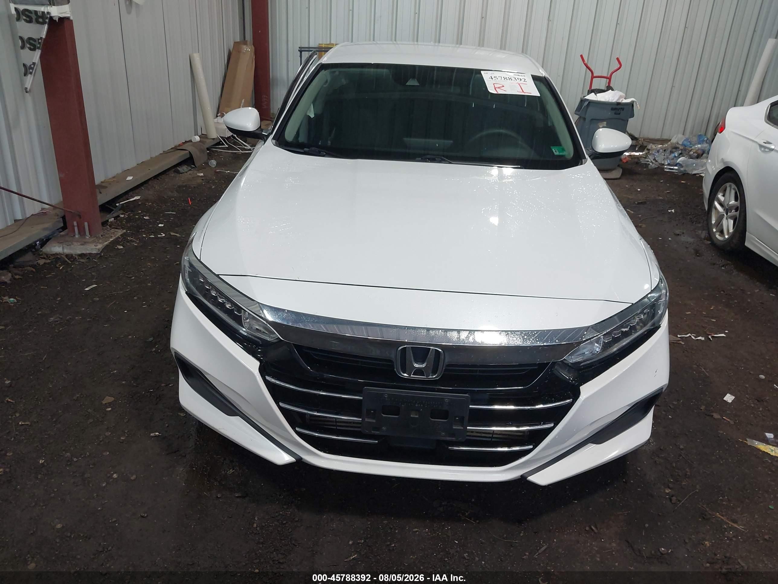 2021 Honda Accord Lx Белый vin: 1HGCV1F12MA037623