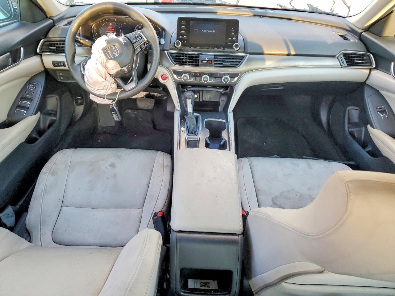 2018 Honda Accord Lx White vin: 1HGCV1F13JA167597