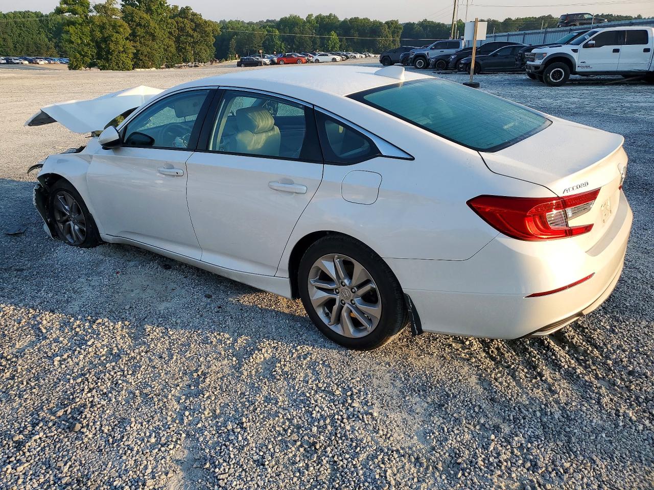 2018 Honda Accord Lx White vin: 1HGCV1F13JA167597