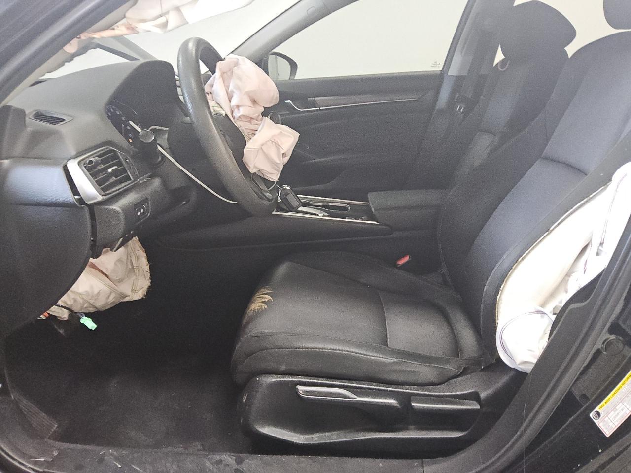 2019 Honda Accord Lx Black vin: 1HGCV1F13KA132379 Damage: Airbag - Front Left, Deployed, Replacement Required