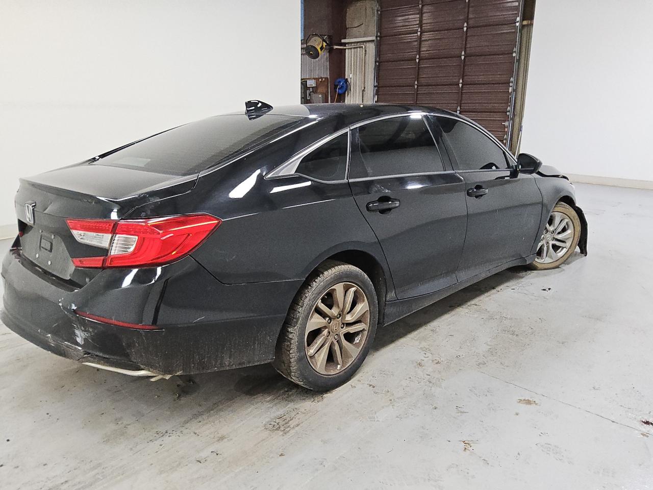 2019 Honda Accord Lx Black vin: 1HGCV1F13KA132379 Damage: Right Qtr Panel, Multiple Scratches Heavy, 3