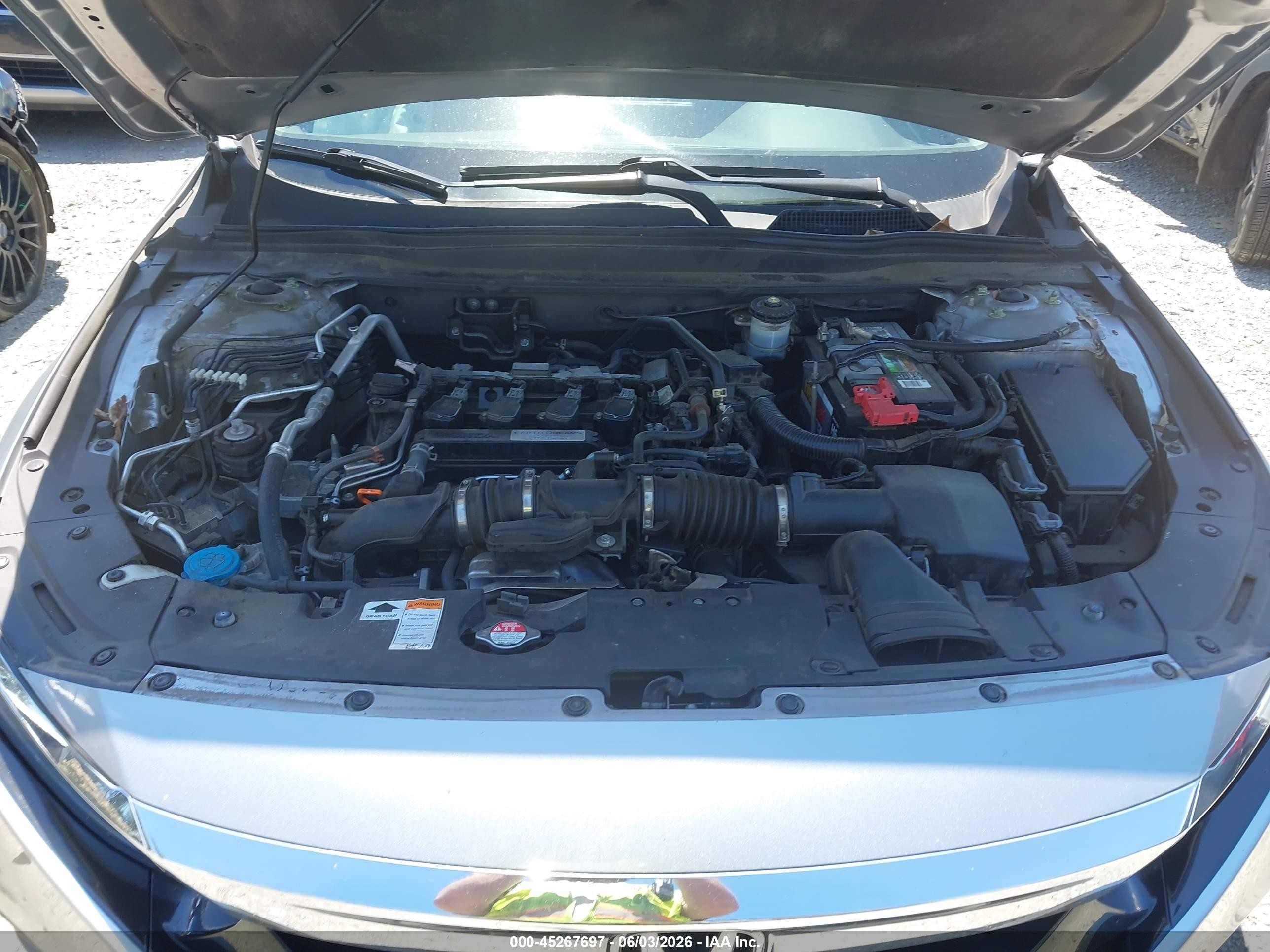 2020 Honda Accord Lx Silver vin: 1HGCV1F13LA042442