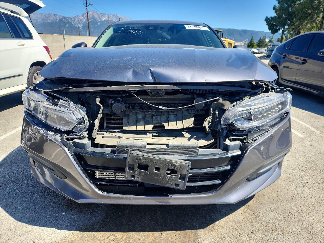 2020 Honda Accord Lx Gray vin: 1HGCV1F13LA052582
