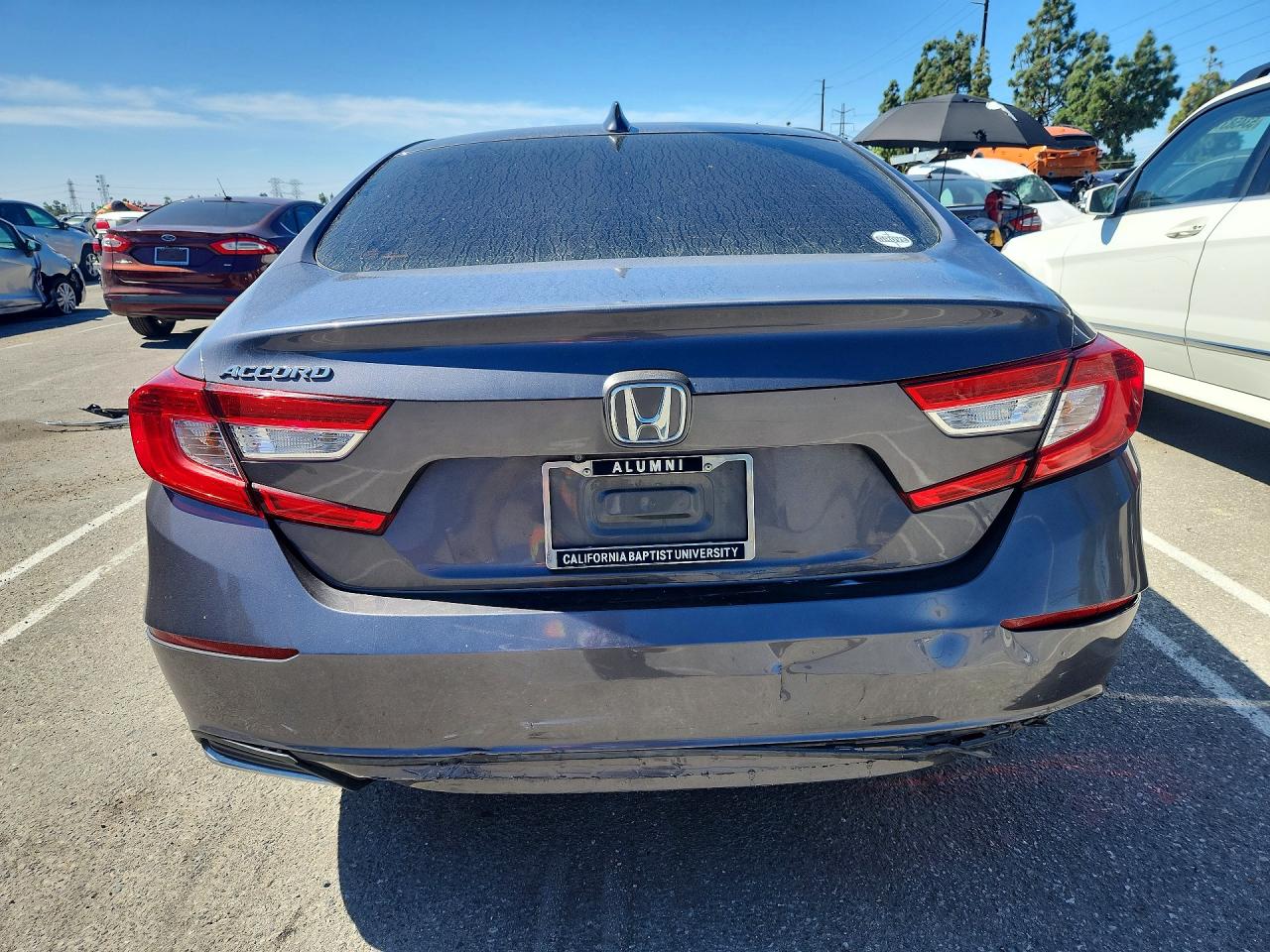 2020 Honda Accord Lx Gray vin: 1HGCV1F13LA052582