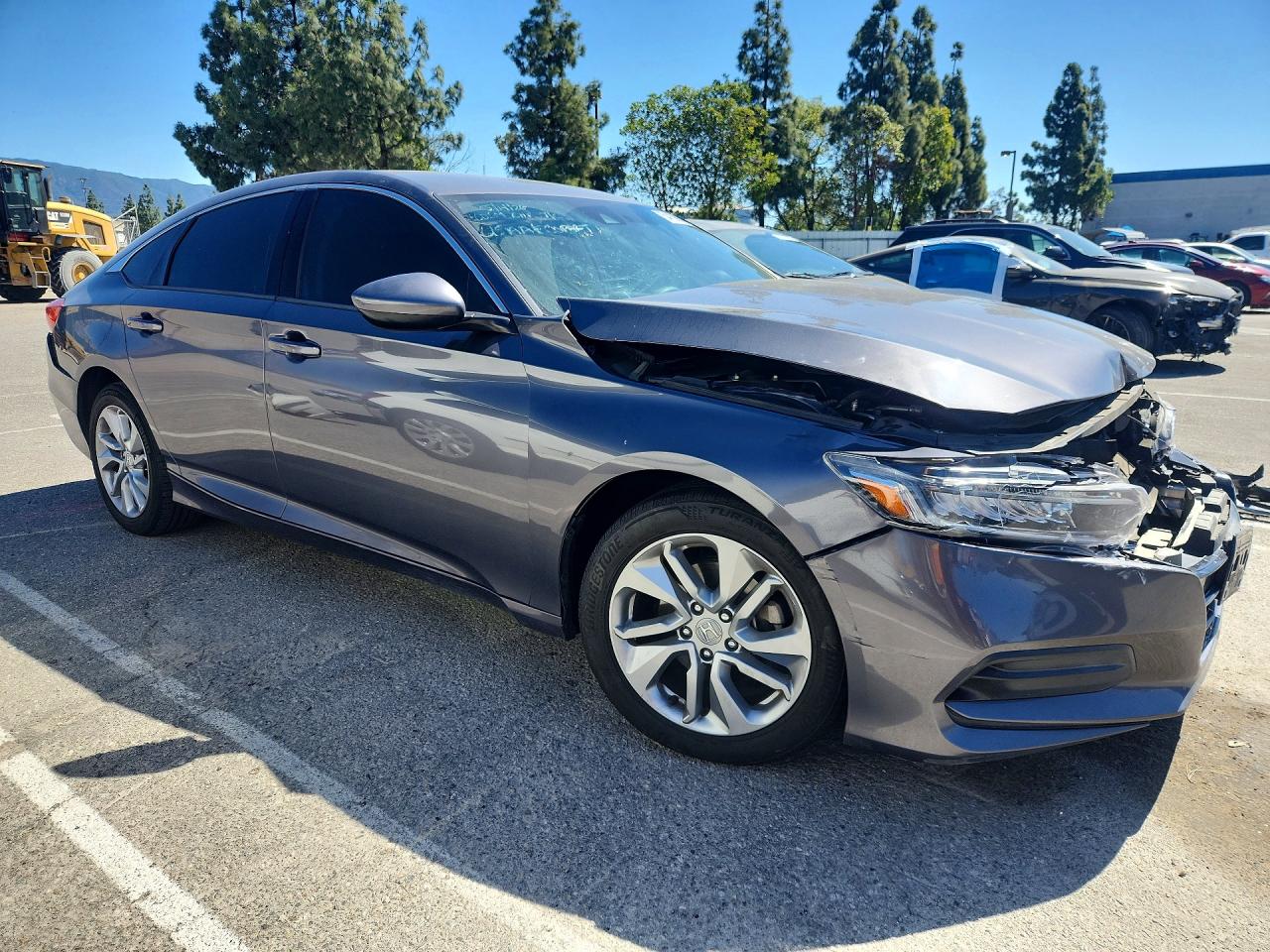 2020 Honda Accord Lx Gray vin: 1HGCV1F13LA052582