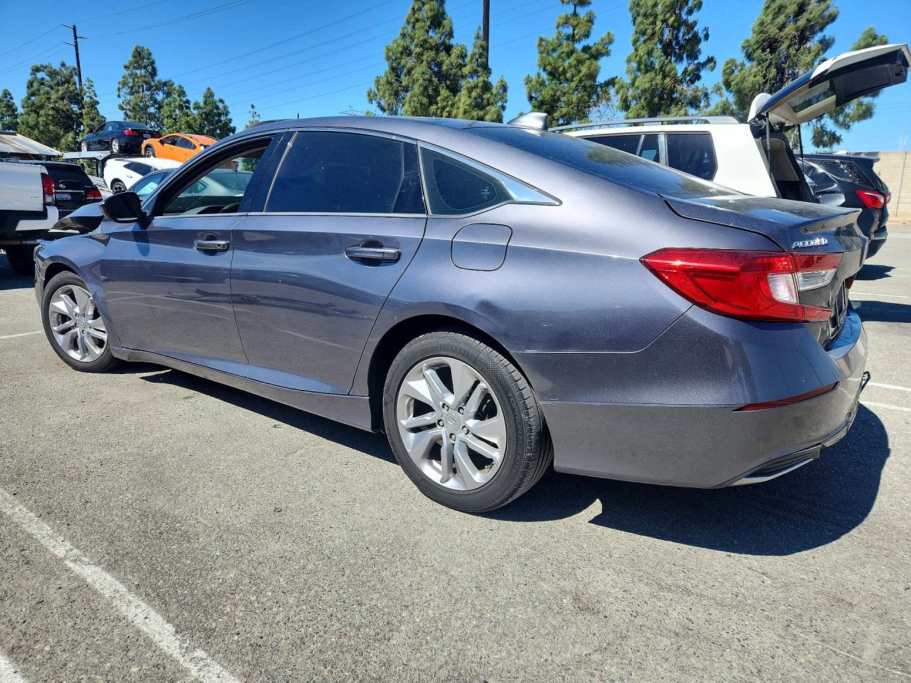 2020 Honda Accord Lx Gray vin: 1HGCV1F13LA052582