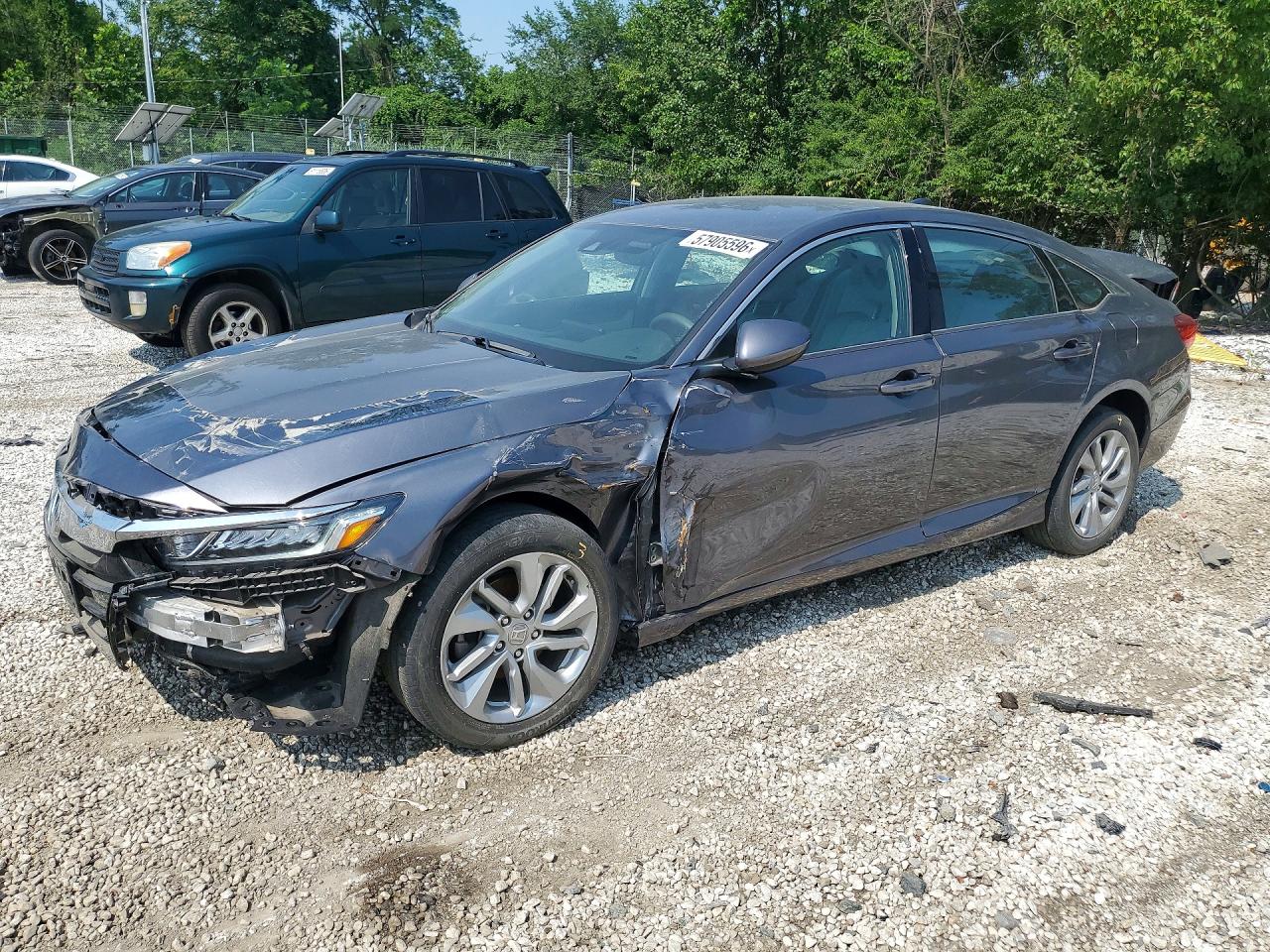 2020 Honda Accord Lx Gray vin: 1HGCV1F13LA082987
