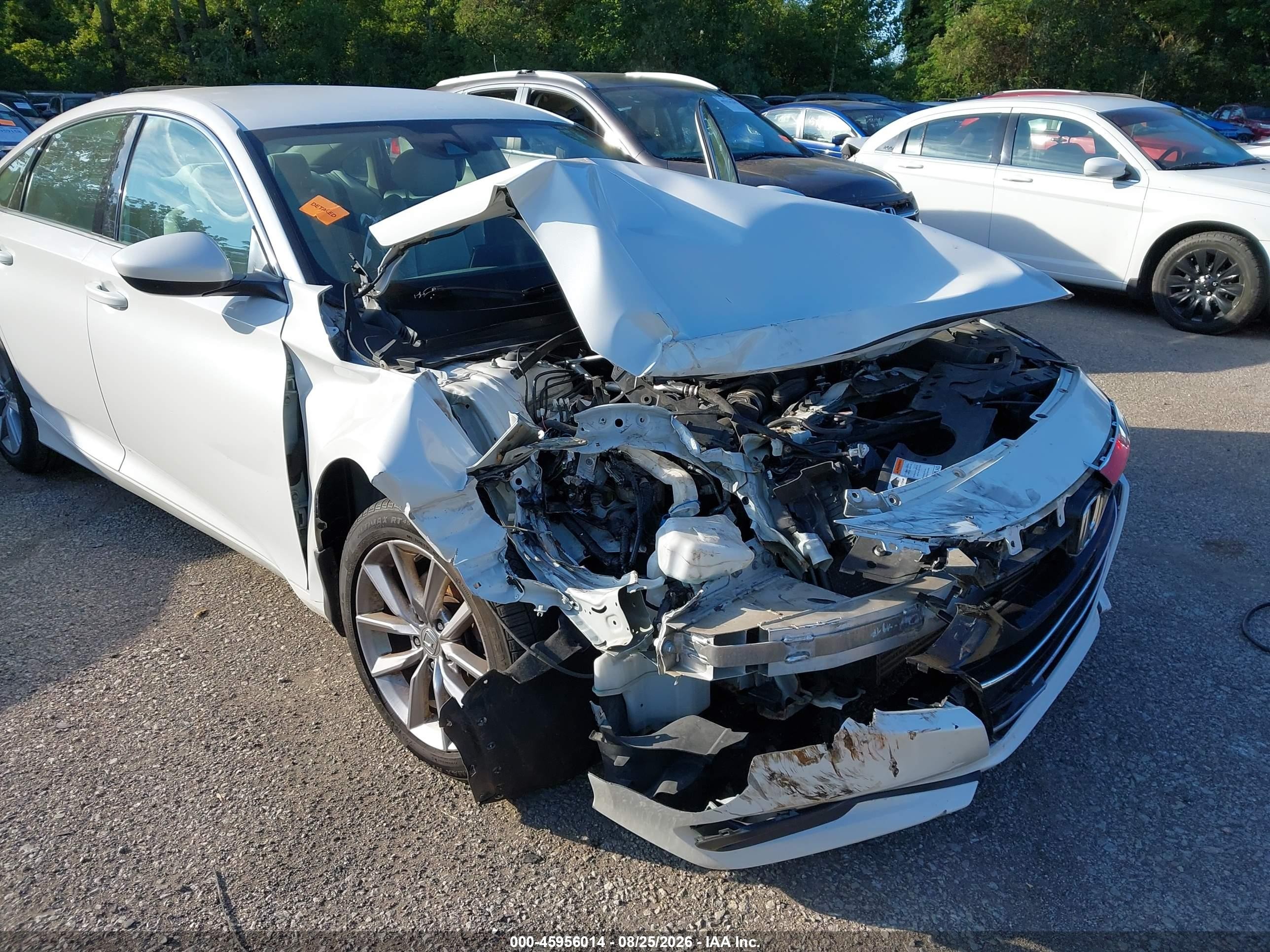 2021 Honda Accord Lx White vin: 1HGCV1F13MA001889