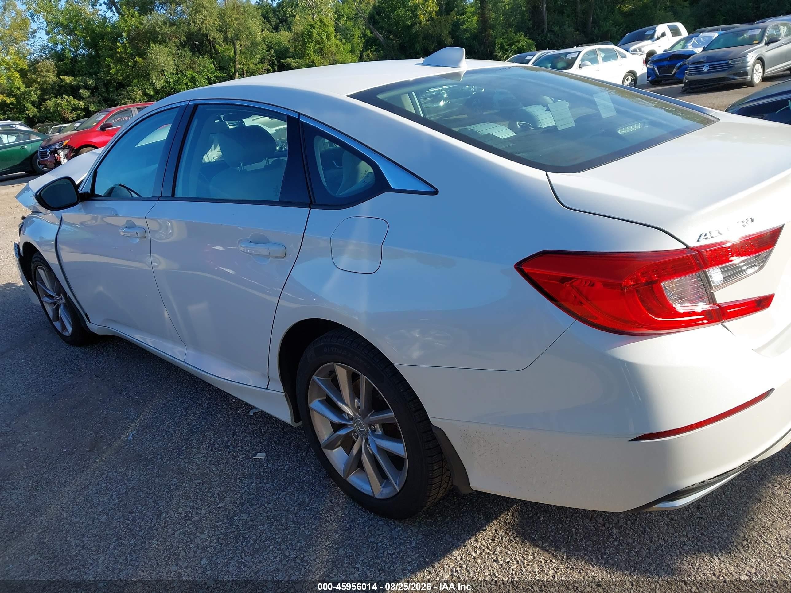 2021 Honda Accord Lx White vin: 1HGCV1F13MA001889