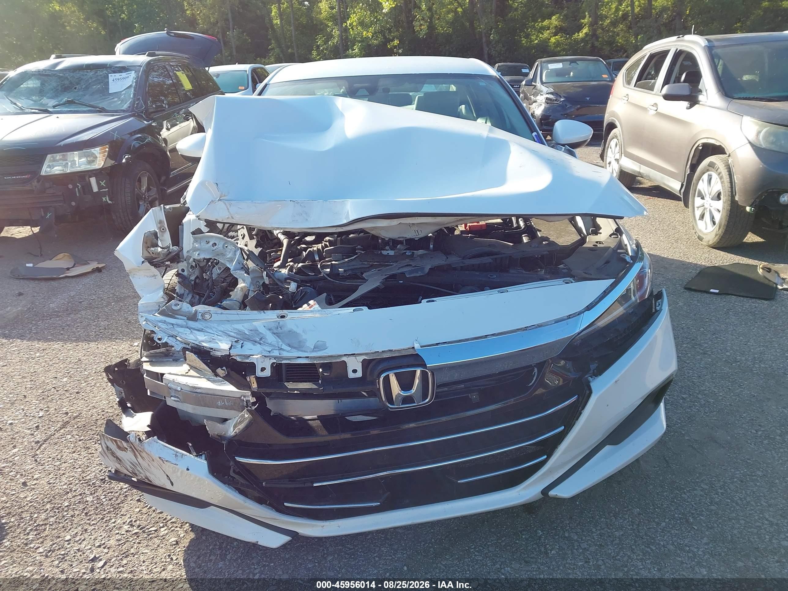 2021 Honda Accord Lx White vin: 1HGCV1F13MA001889