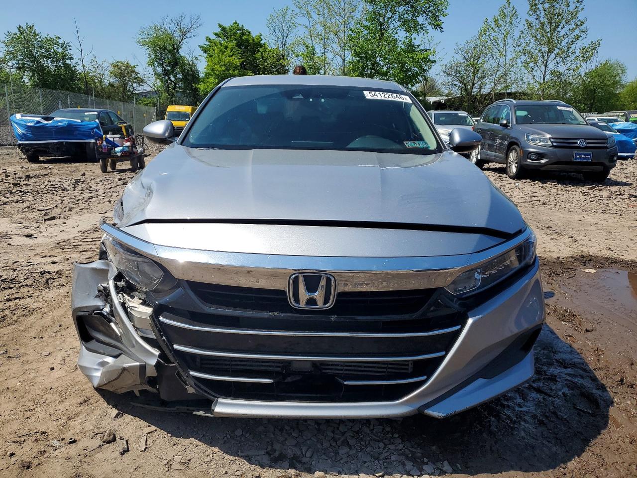 2021 Honda Accord Lx Silver vin: 1HGCV1F13MA027571