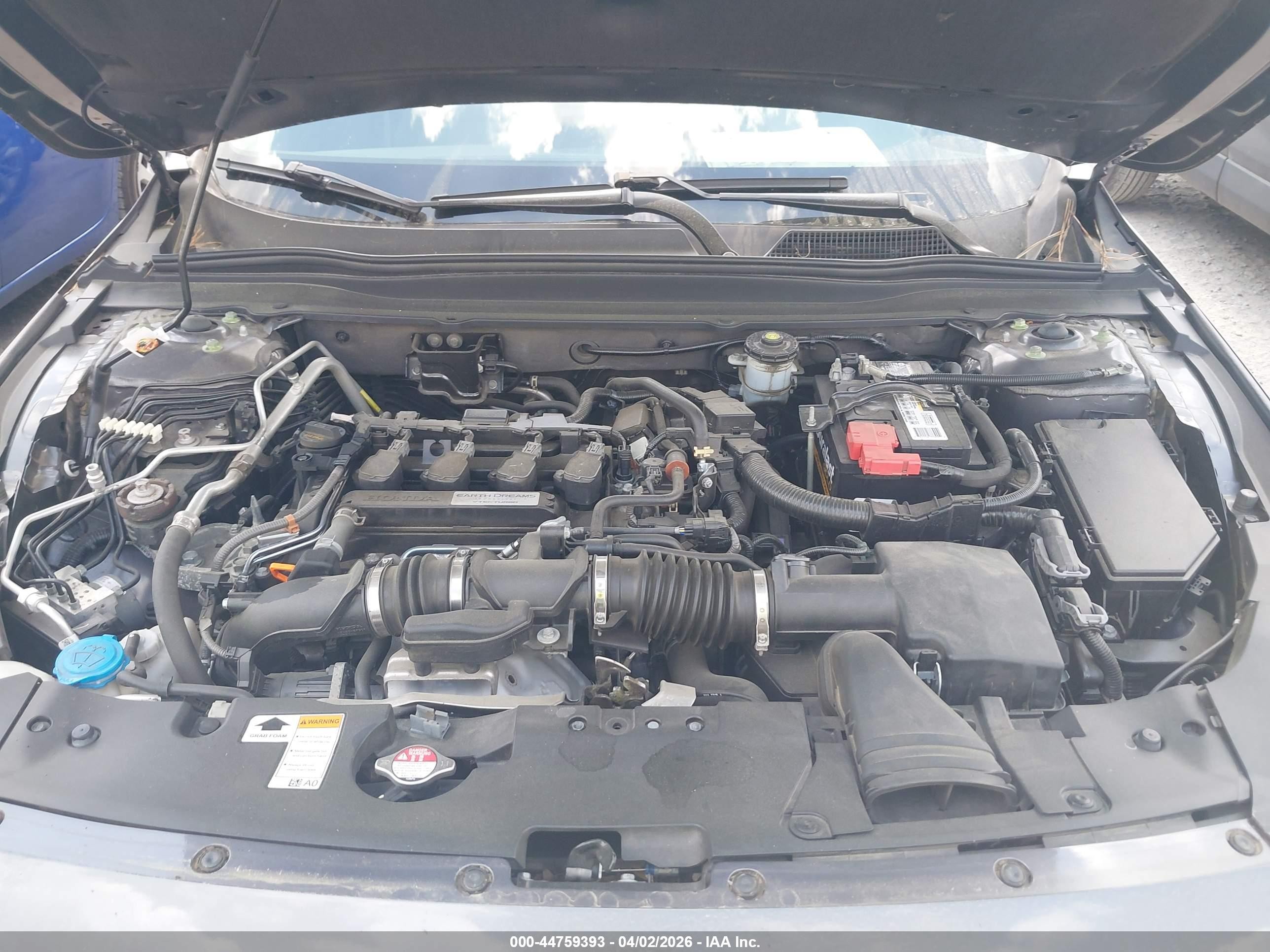 2018 Honda Accord Lx Gray vin: 1HGCV1F14JA064494
