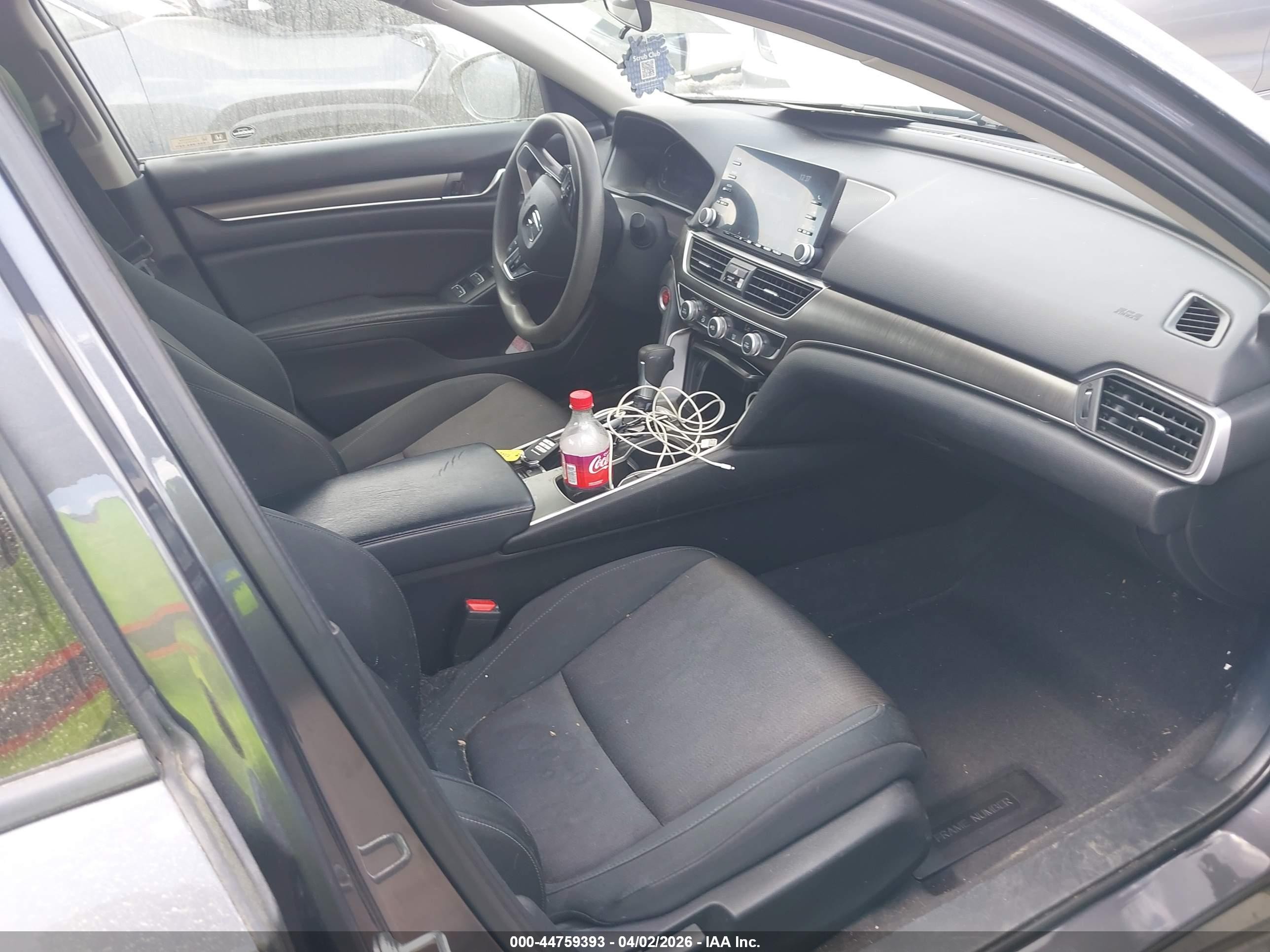 2018 Honda Accord Lx Gray vin: 1HGCV1F14JA064494