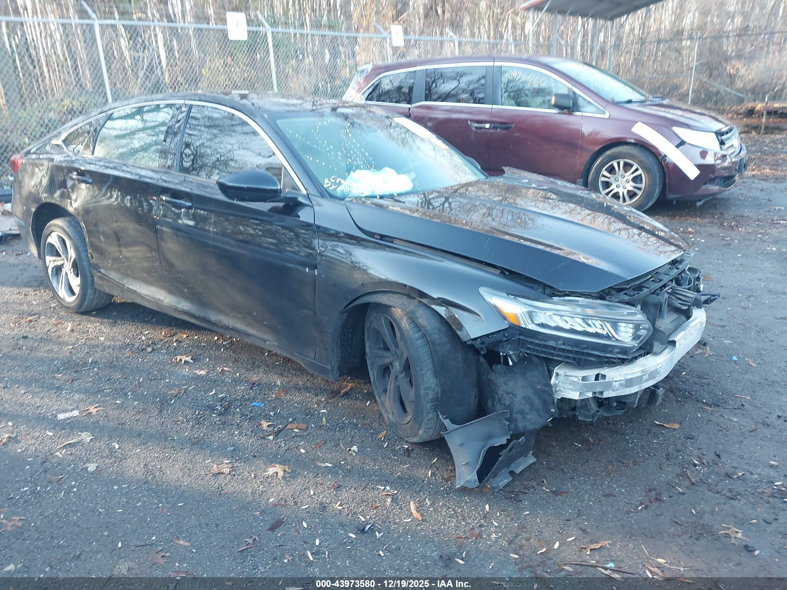 2018 Honda Accord Lx Black vin: 1HGCV1F14JA169875