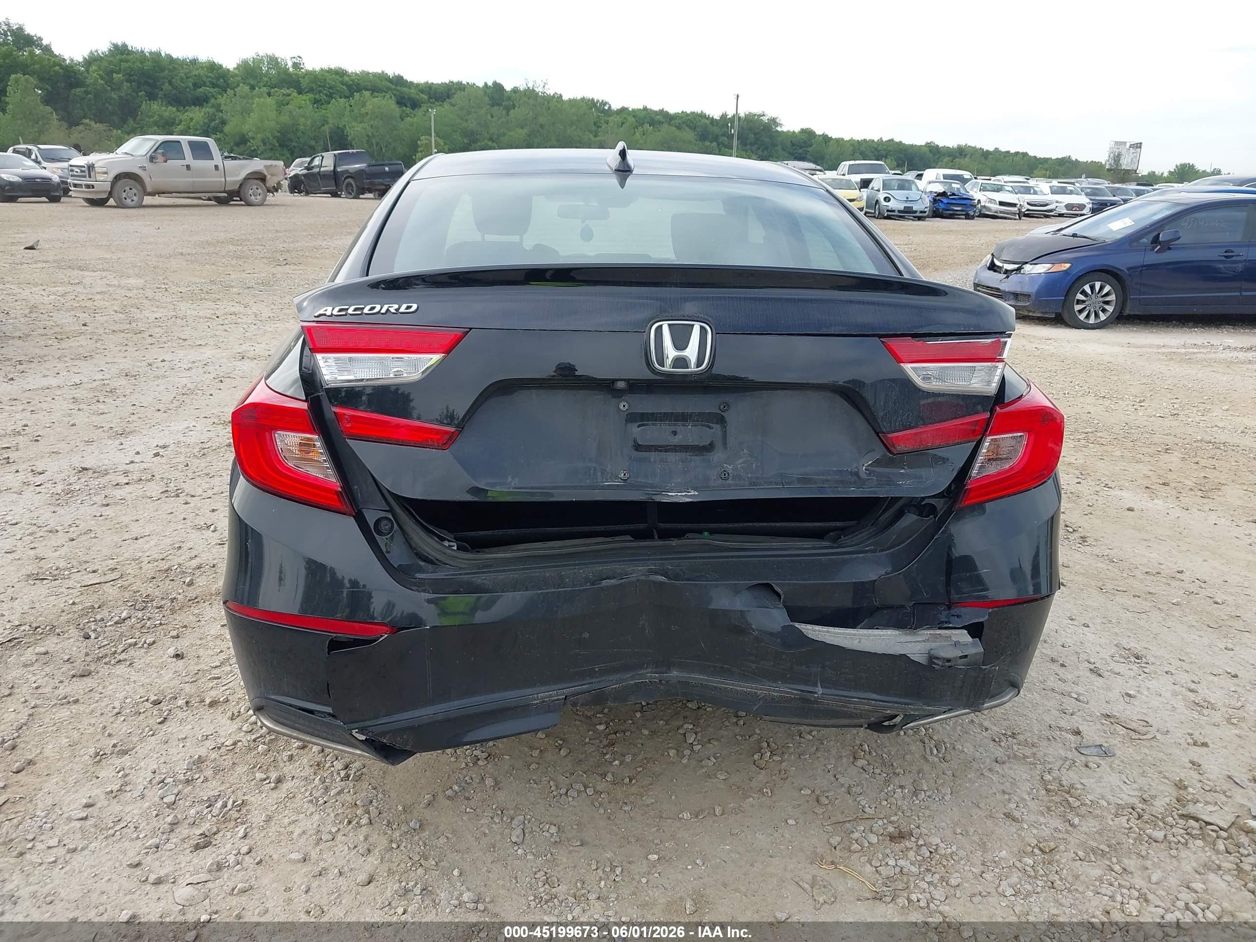 2018 Honda Accord Lx Black vin: 1HGCV1F14JA176406