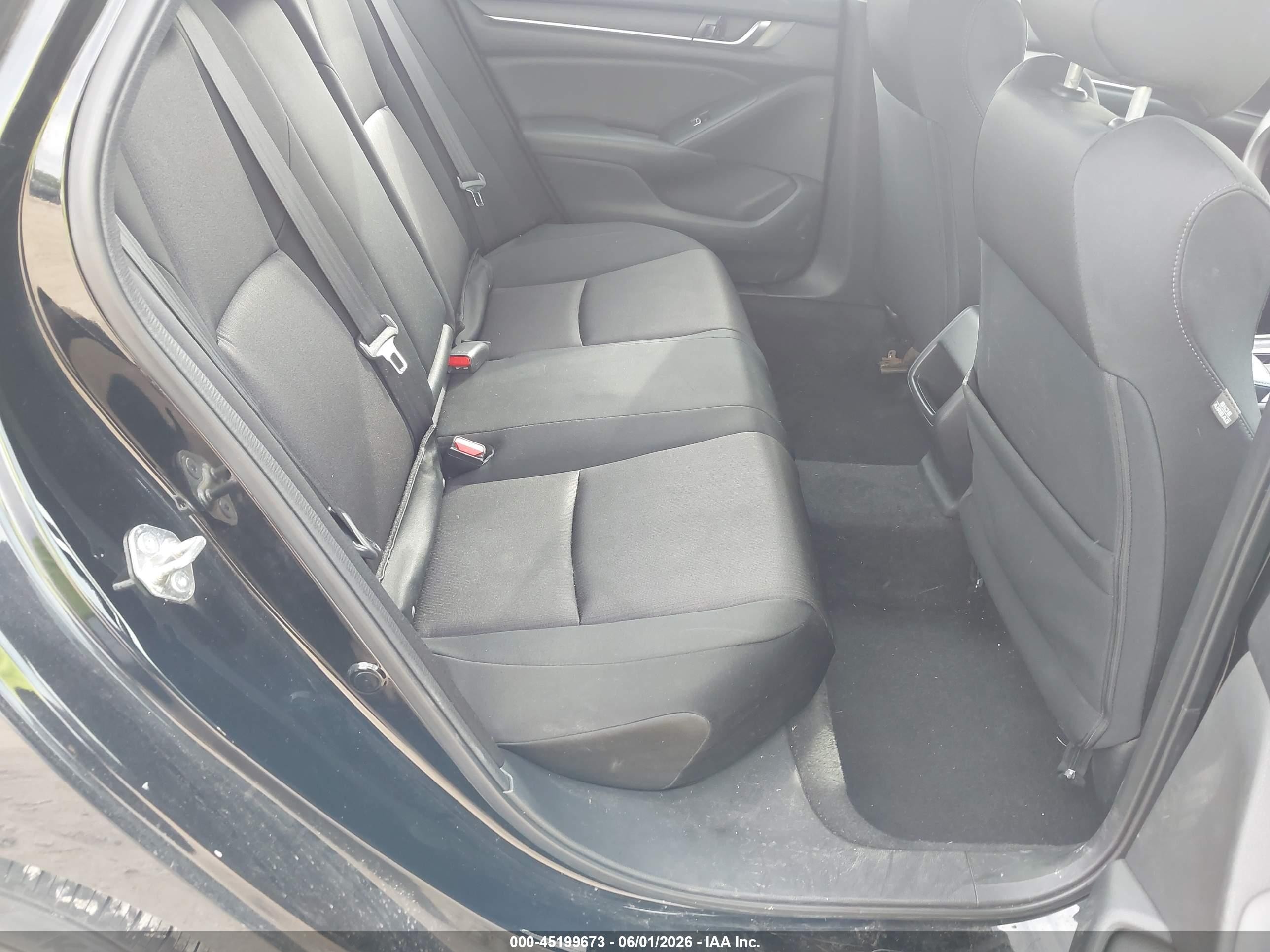 2018 Honda Accord Lx Black vin: 1HGCV1F14JA176406