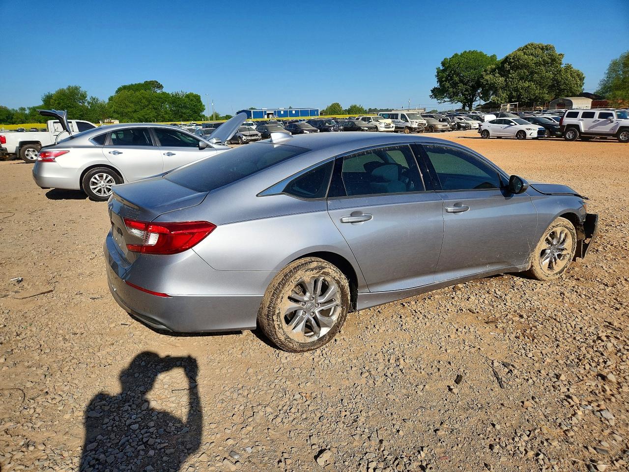 2019 Honda Accord Lx Silver vin: 1HGCV1F14KA024059